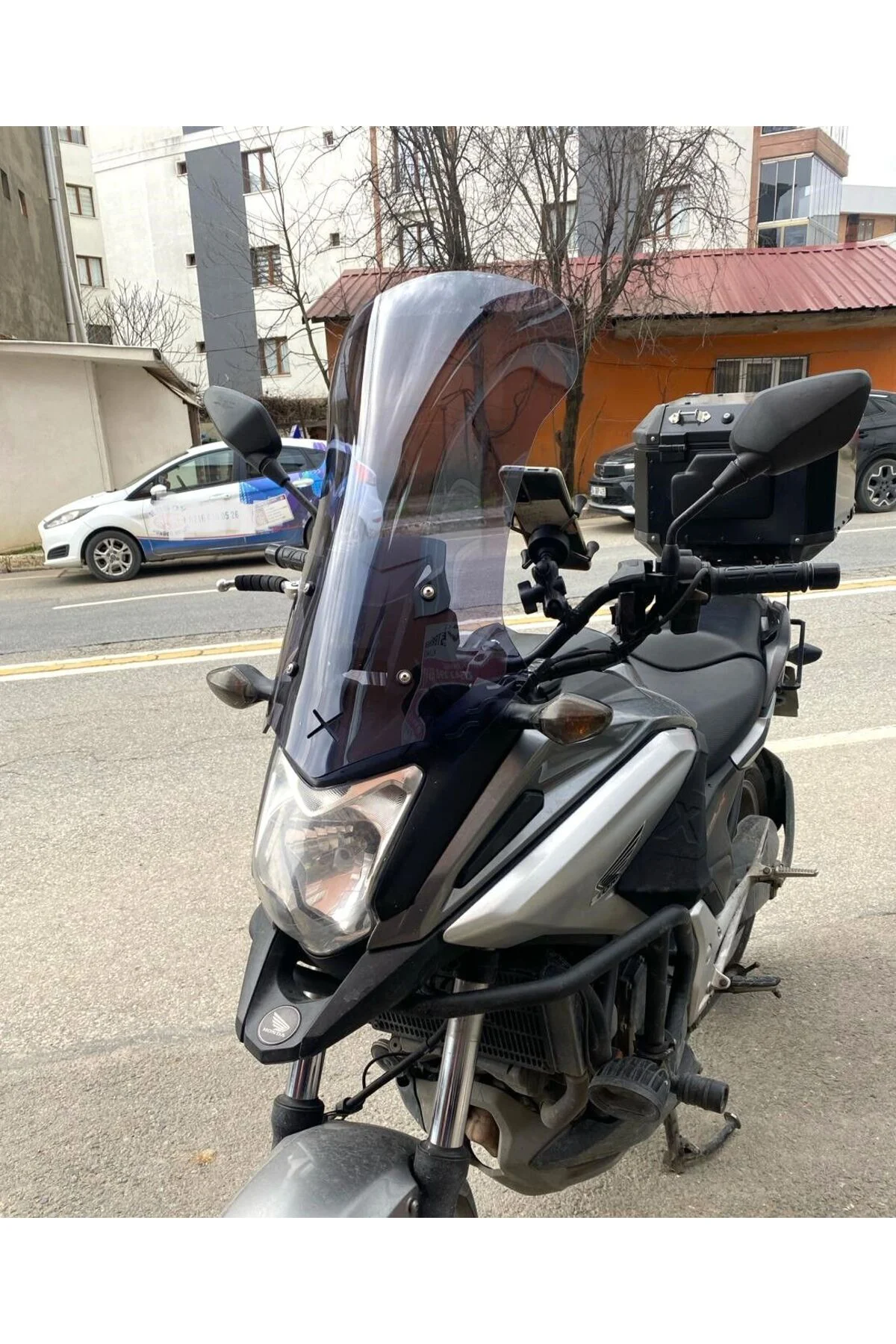 Honda NC 700 750 X Ön Cam 2016-2020 Model 59cm Füme Renkli 4mm UZ
