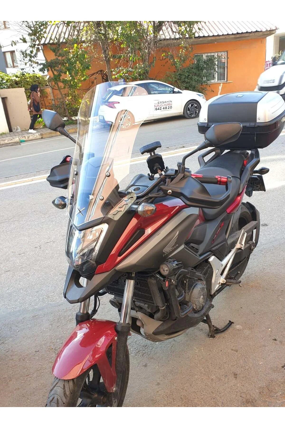 Honda NC 700 750 X Ön Cam 2016-2020 Model 50cm Şeffaf Renkli 4mm 