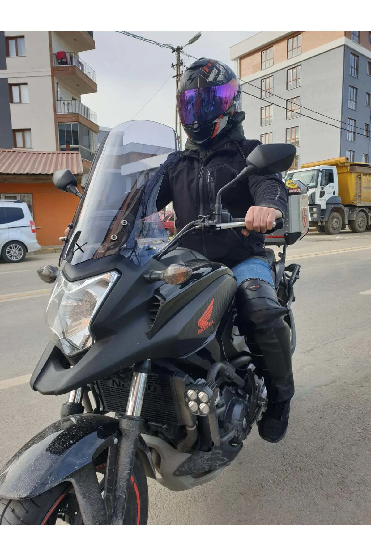 Honda NC 700 750 X Ön Cam 2012-2015 Model 50cm Füme Renkli 4mm OR