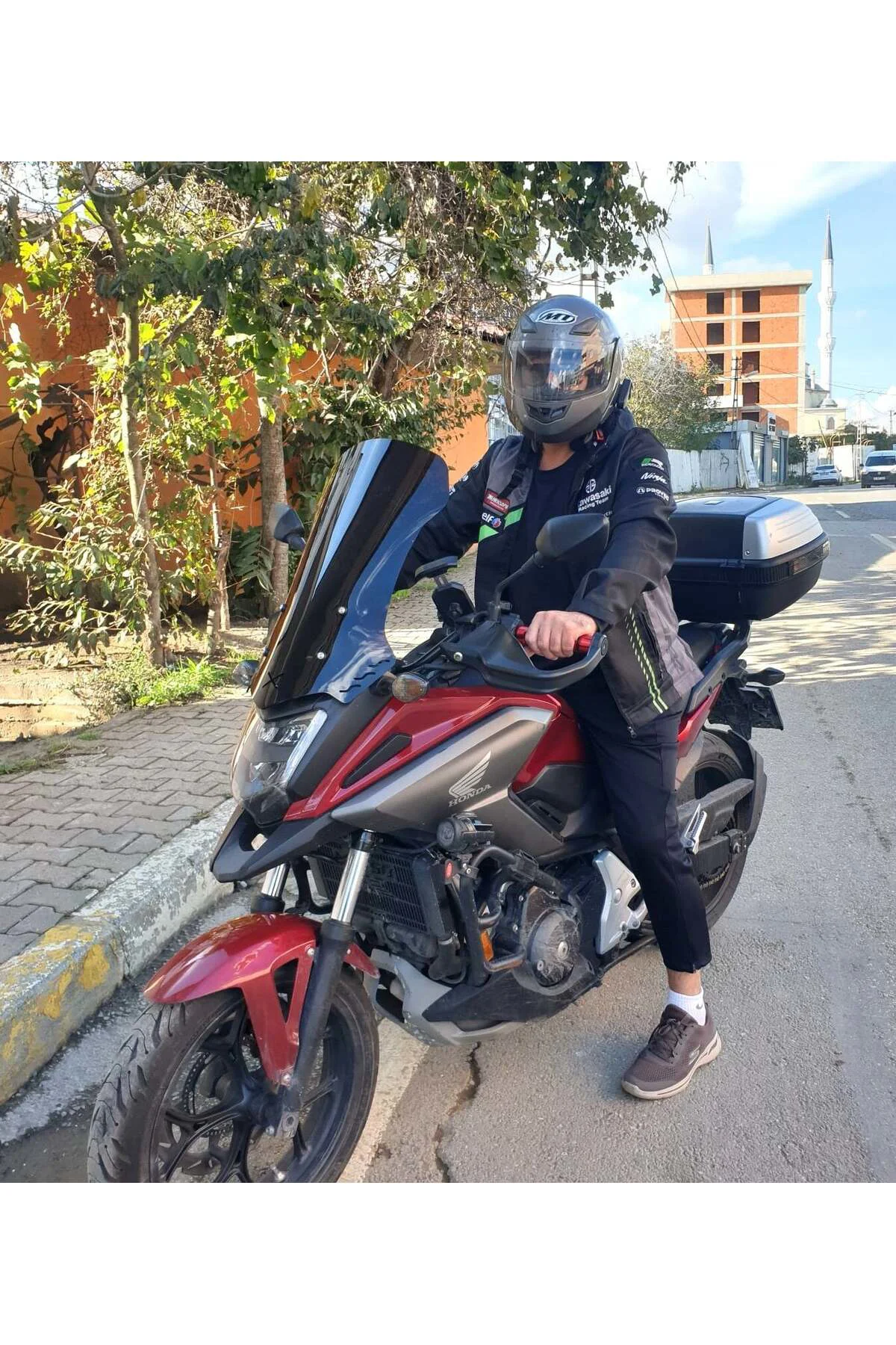 Honda NC 700 750 X Ön Cam 2016-2020 Model 59cm Siyah Renkli 4mm U