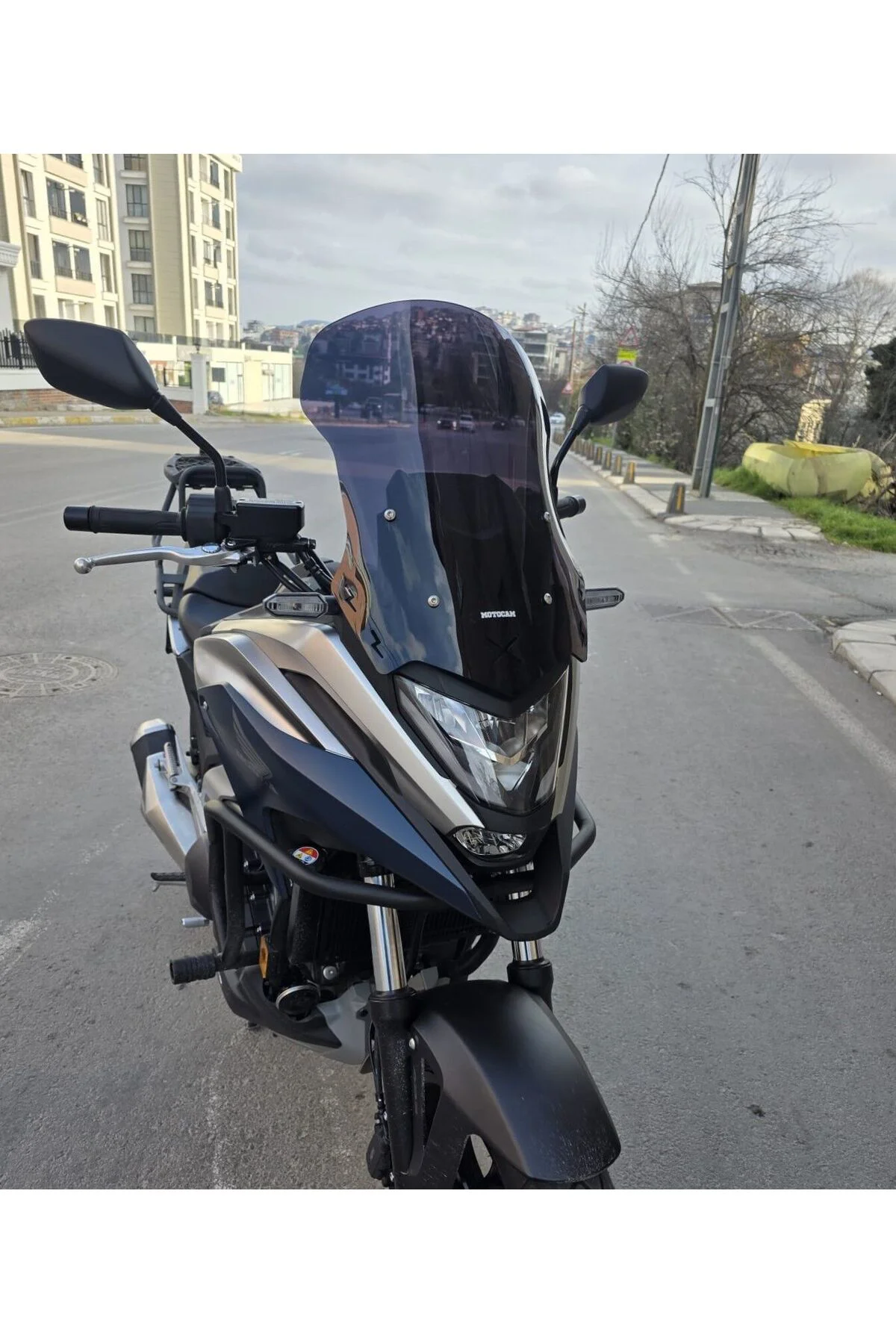 Honda NC 700 750 X Ön Cam 2021-2024 Model 50cm Siyah Renkli 4mm O