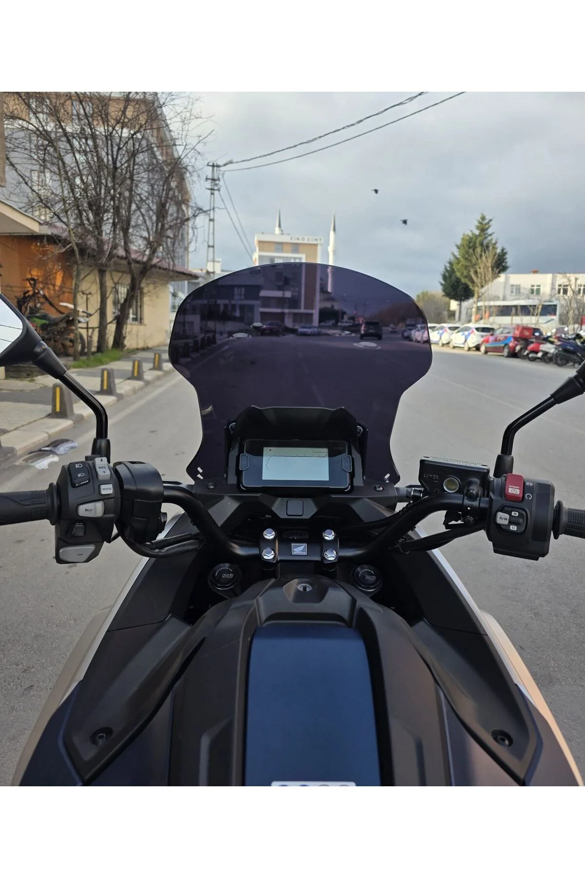 Honda NC 700 750 X Ön Cam 2021-2024 Model 50cm Siyah Renkli 4mm O