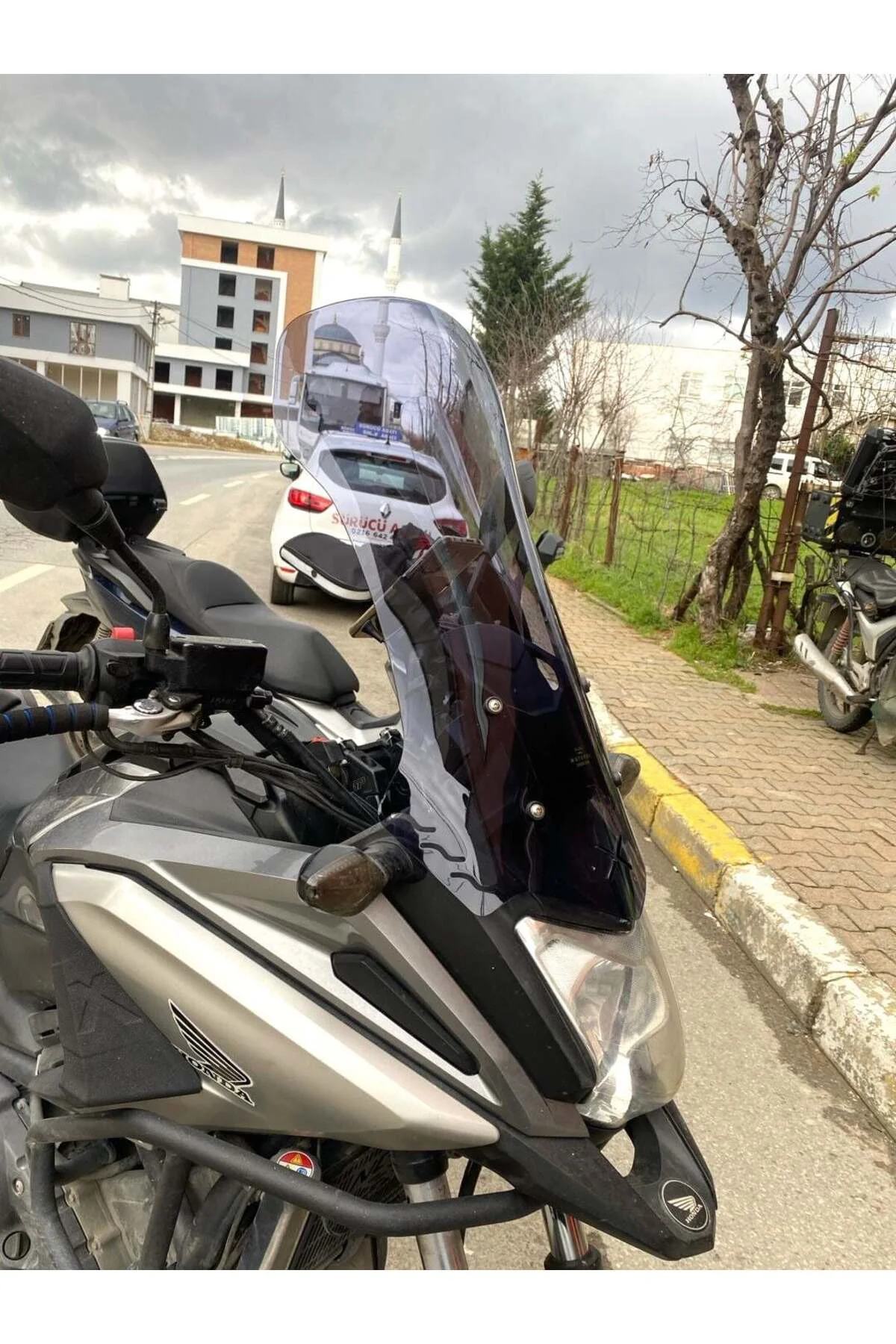 Honda NC 700 750 X Ön Cam 2016-2020 Model 59cm Füme Renkli 4mm UZ