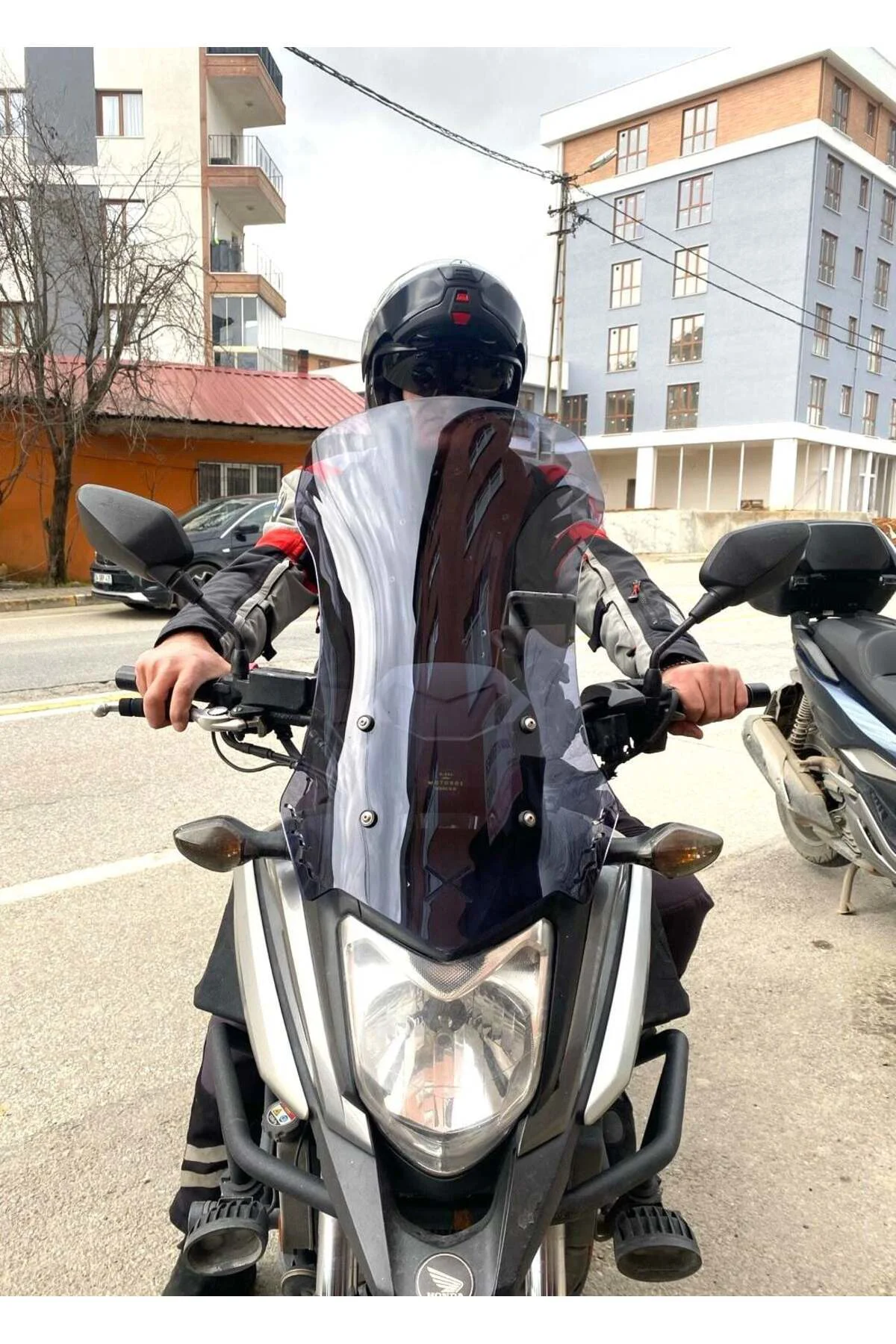 Honda NC 700 750 X Ön Cam 2016-2020 Model 59cm Füme Renkli 4mm UZ