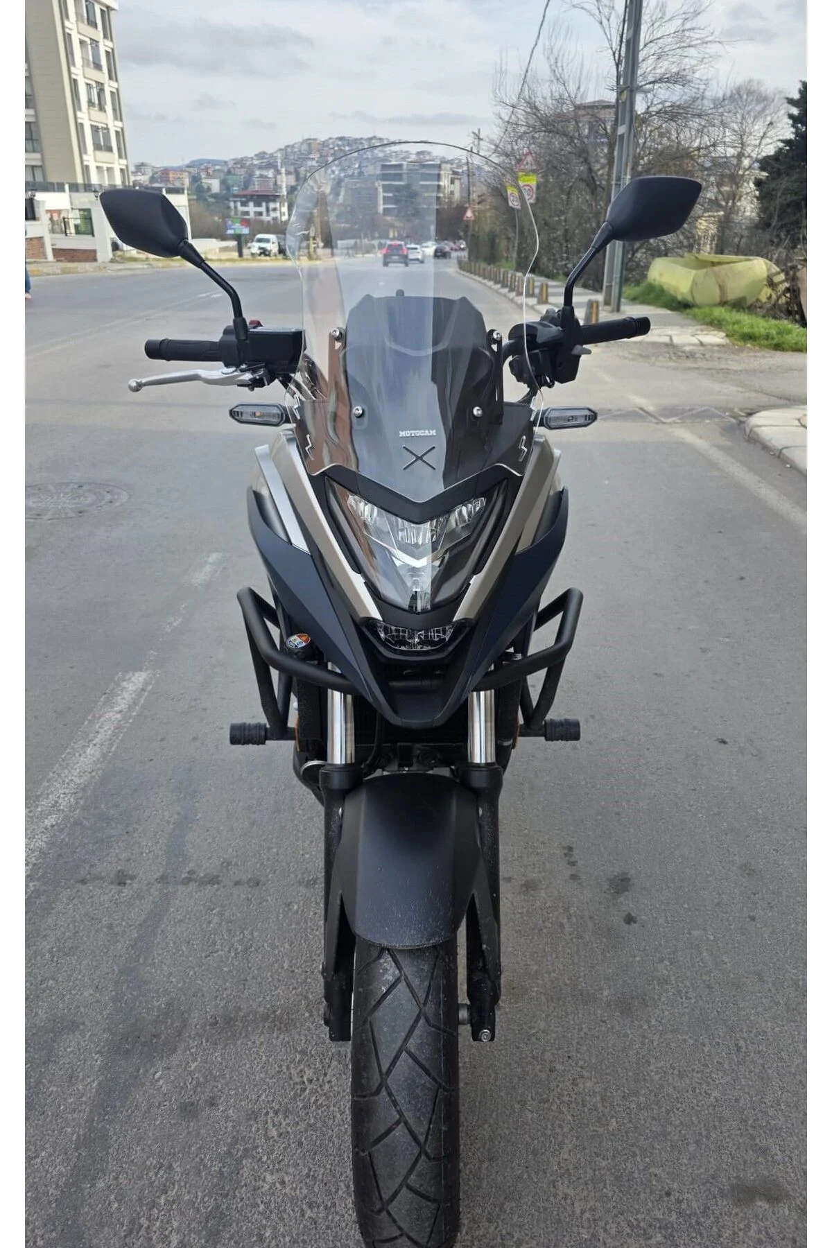 Honda NC 700 750 X Ön Cam 2021-2024 Model 50cm Şeffaf Renkli 4mm 