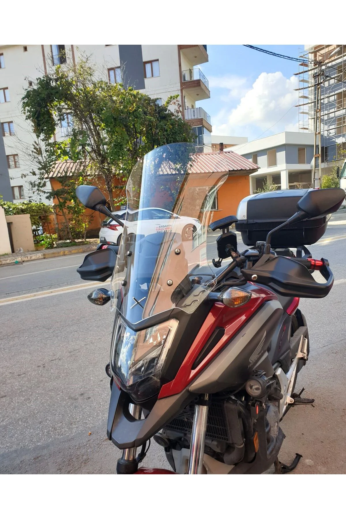 Honda NC 700 750 X Ön Cam 2016-2020 Model 50cm Şeffaf Renkli 4mm 