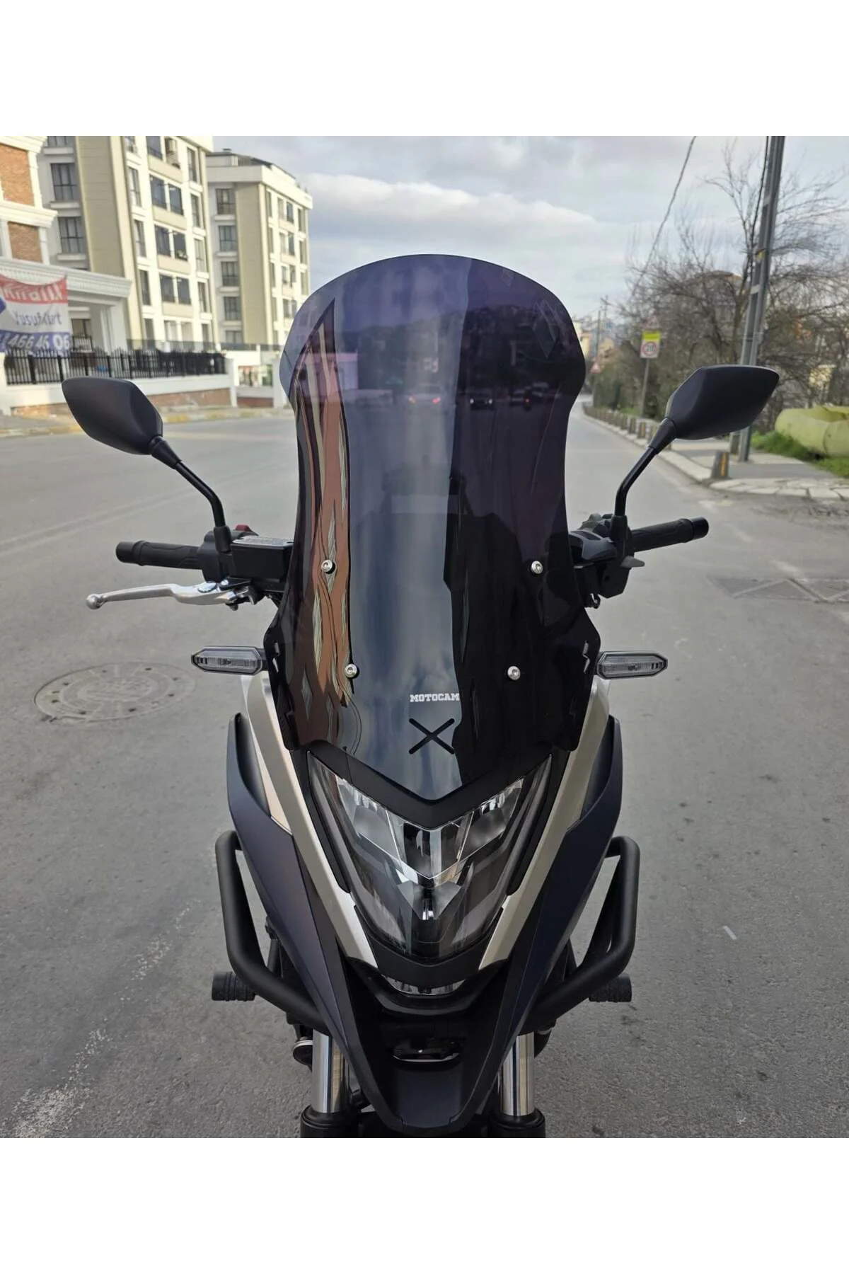 Honda NC 700 750 X Ön Cam 2021-2024 Model 59cm Siyah Renkli 4mm U