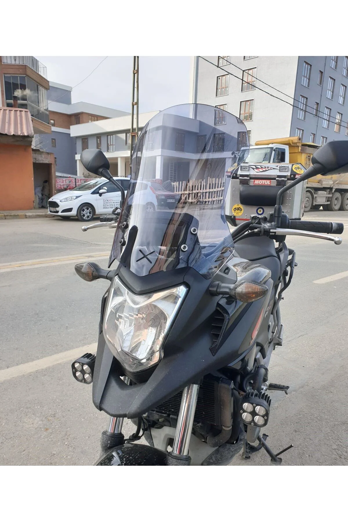 Honda NC 700 750 X Ön Cam 2012-2015 Model 50cm Füme Renkli 4mm OR