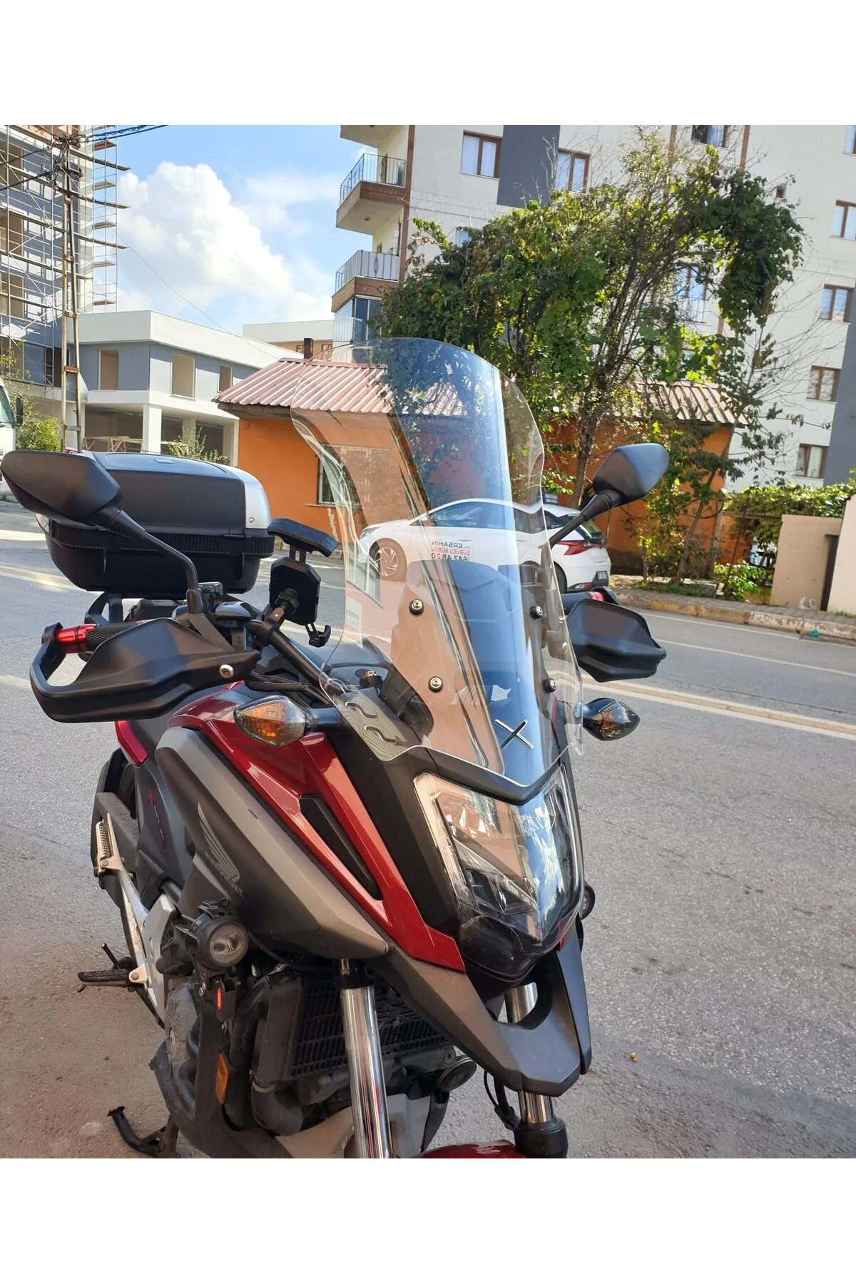 Honda NC 700 750 X Ön Cam 2016-2020 Model 50cm Şeffaf Renkli 4mm 