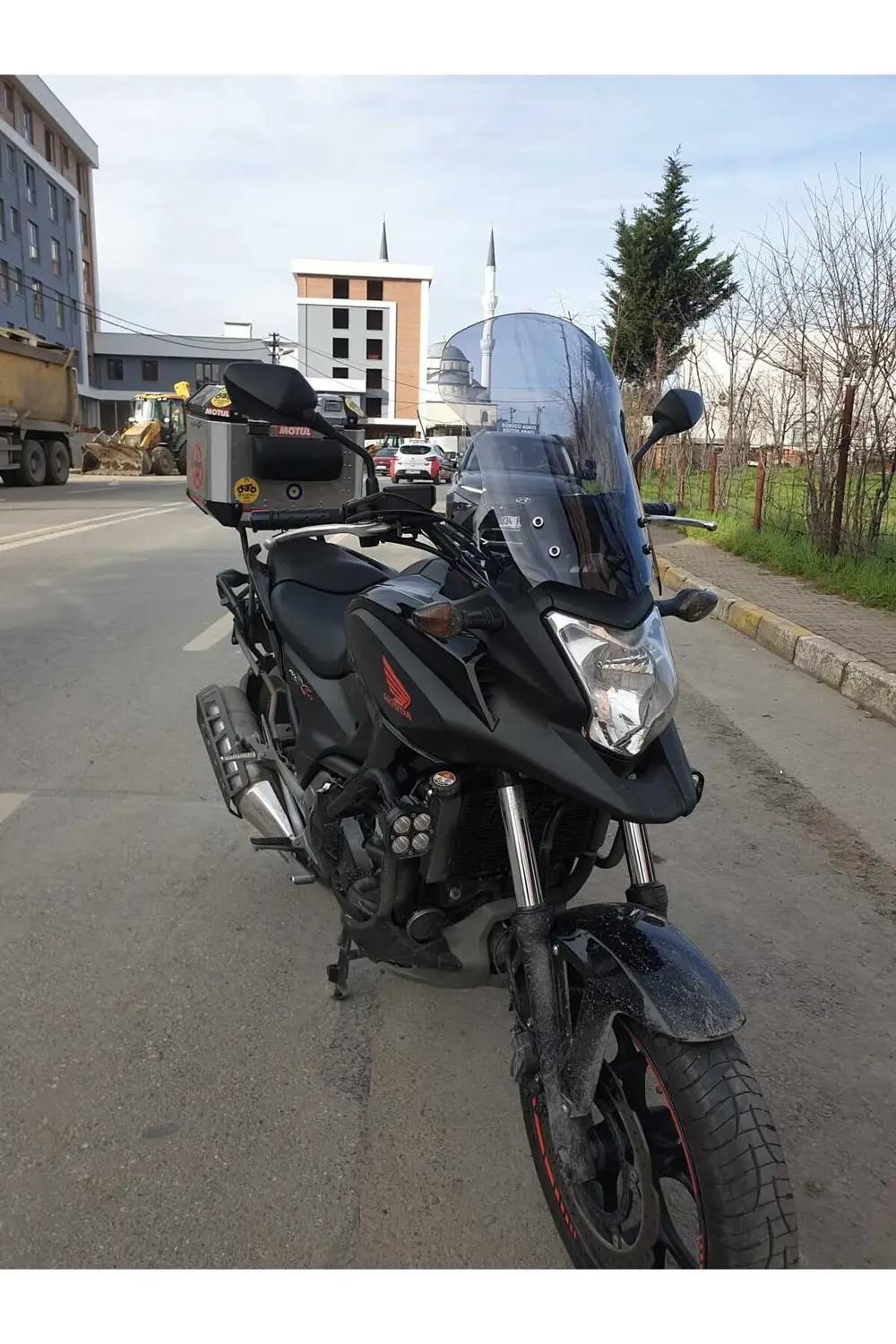 Honda Nc 700 750 X Ön Cam 2012 2015 Model 50cm Açıkfüme Renkli 4m