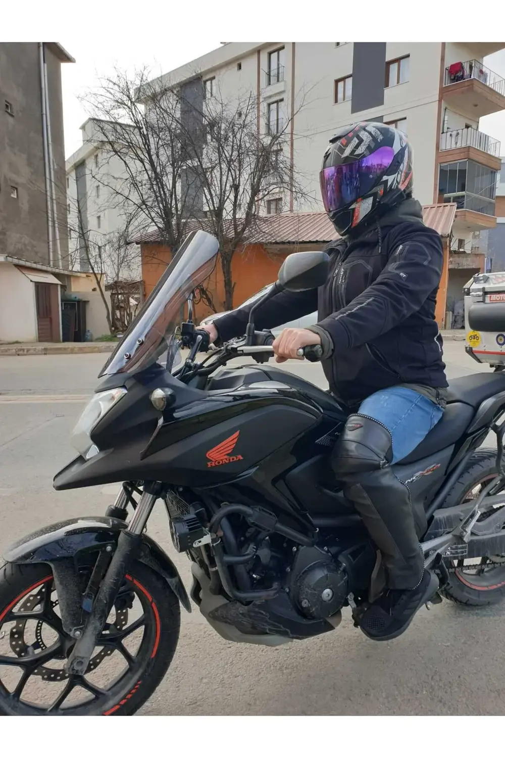 Honda Nc 700 750 X Ön Cam 2012 2015 Model 50cm Açıkfüme Renkli 4m