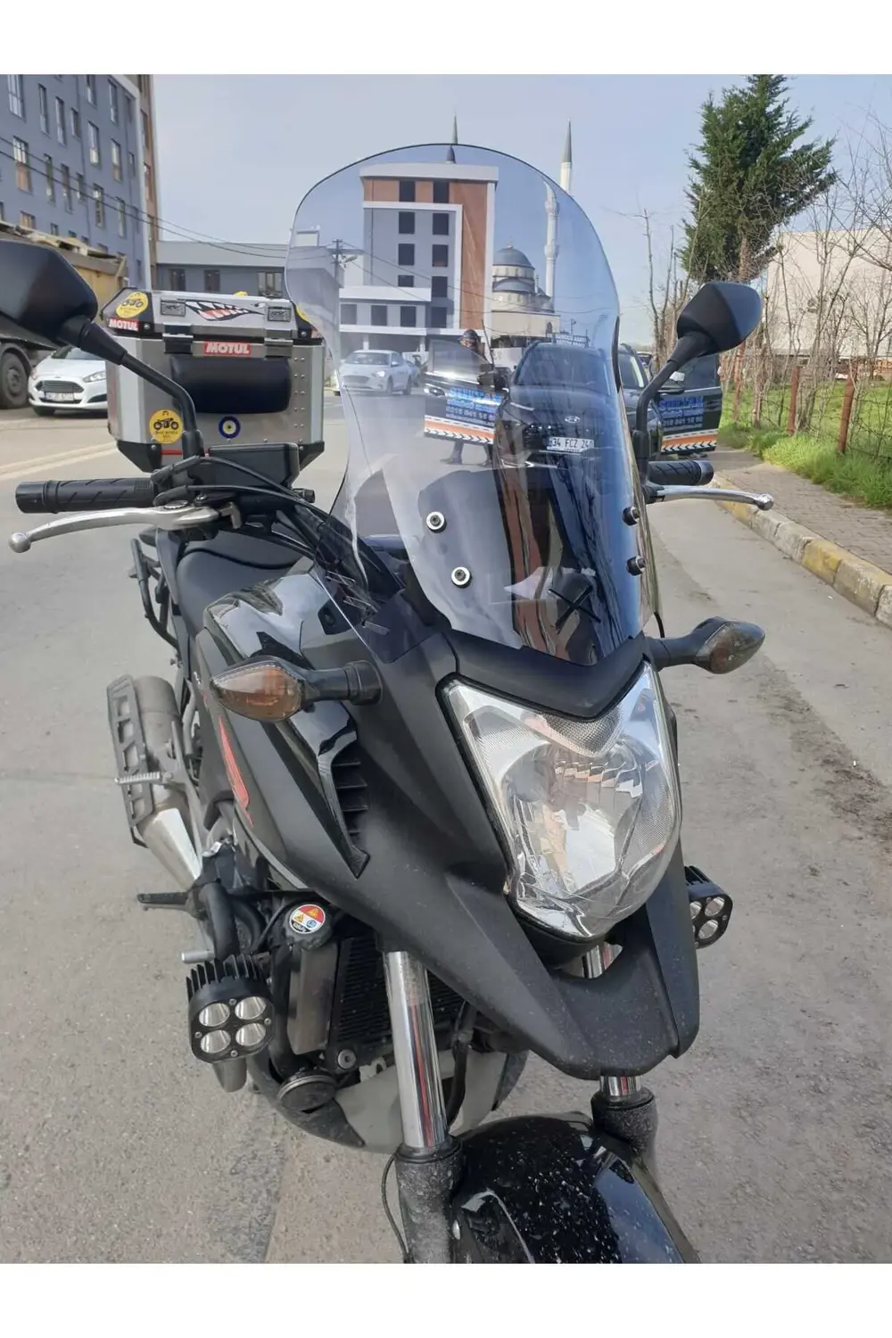 Honda Nc 700 750 X Ön Cam 2012 2015 Model 50cm Açıkfüme Renkli 4m