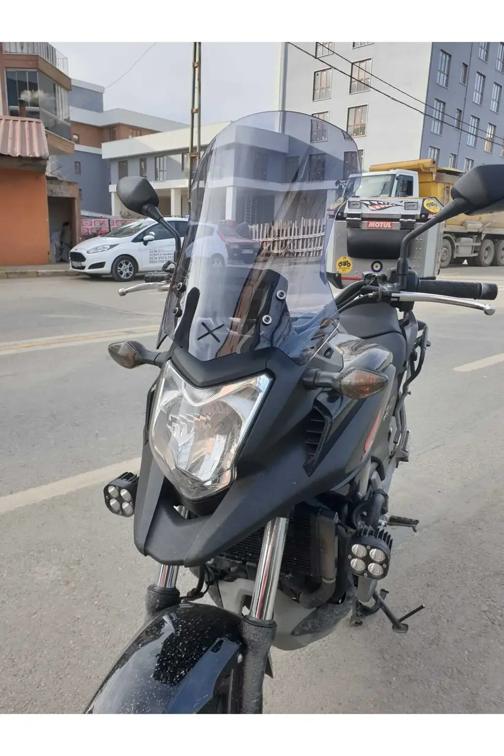 Honda Nc 700 750 X Ön Cam 2012 2015 Model 50cm Açıkfüme Renkli 4m