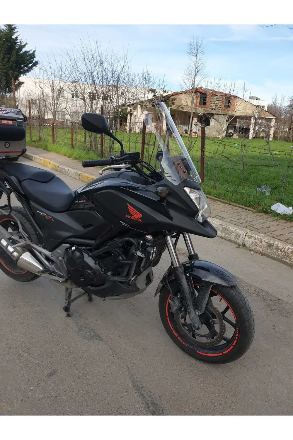 Honda Nc 700 750 X Ön Cam 2012 2015 Model 59cm Şeffaf Renkli 4mm