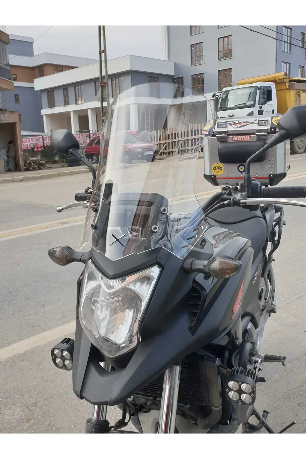 Honda Nc 700 750 X Ön Cam 2012 2015 Model 59cm Şeffaf Renkli 4mm