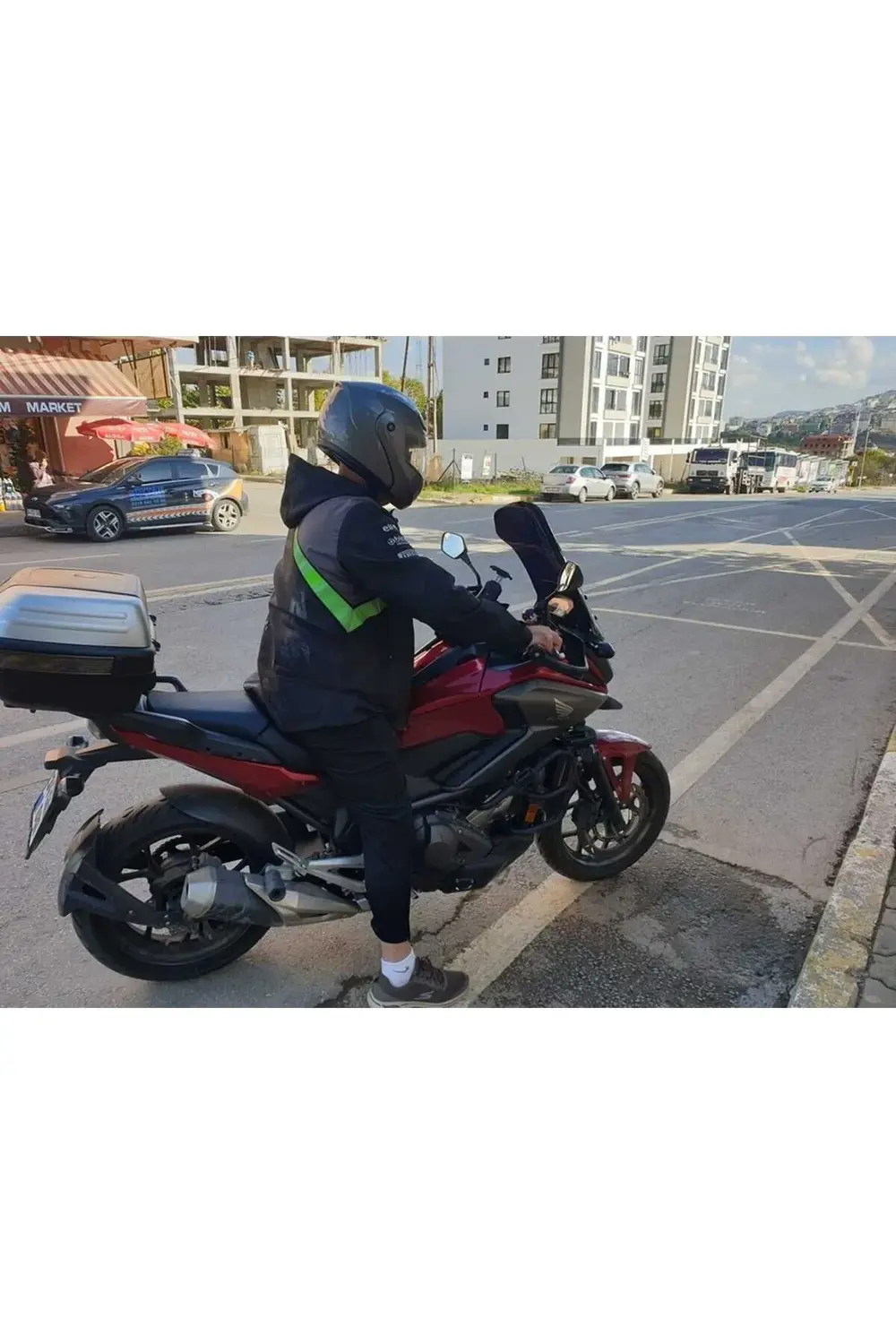 Honda NC 700 750 X Ön Cam 2016-2020 Model 50cm Siyah Renkli 4mm O
