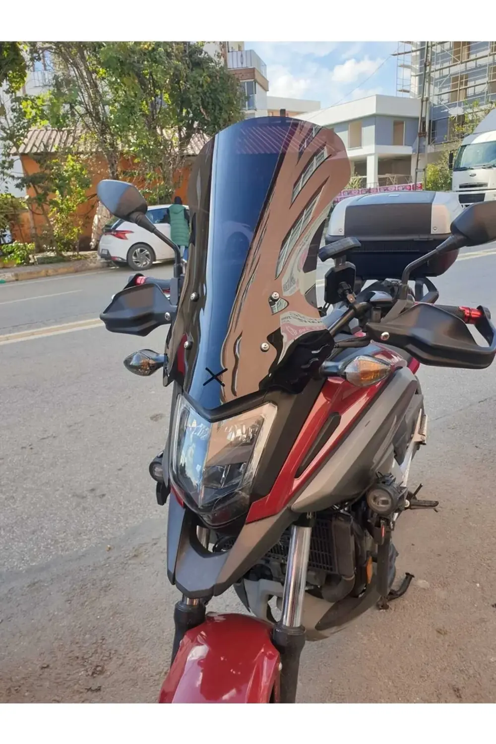 Honda NC 700 750 X Ön Cam 2016-2020 Model 50cm Siyah Renkli 4mm O