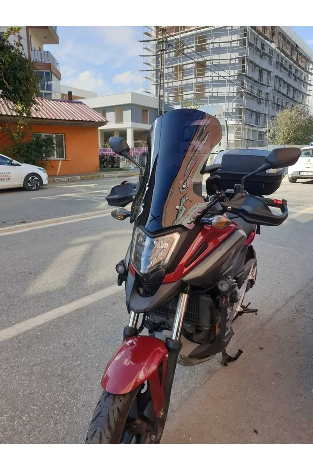 Honda NC 700 750 X Ön Cam 2016-2020 Model 50cm Siyah Renkli 4mm O