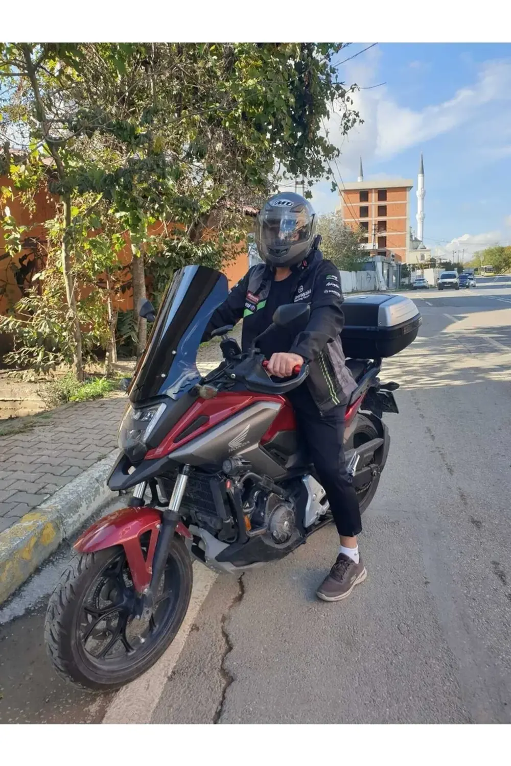 Honda NC 700 750 X Ön Cam 2016-2020 Model 50cm Siyah Renkli 4mm O
