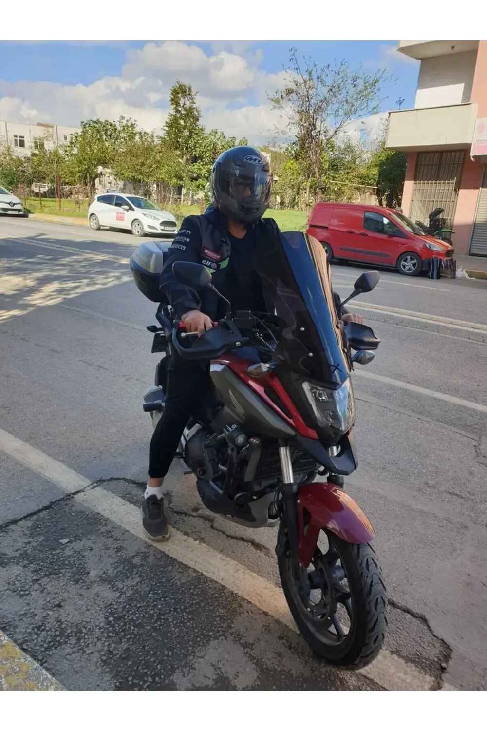 Honda NC 700 750 X Ön Cam 2016-2020 Model 50cm Siyah Renkli 4mm O