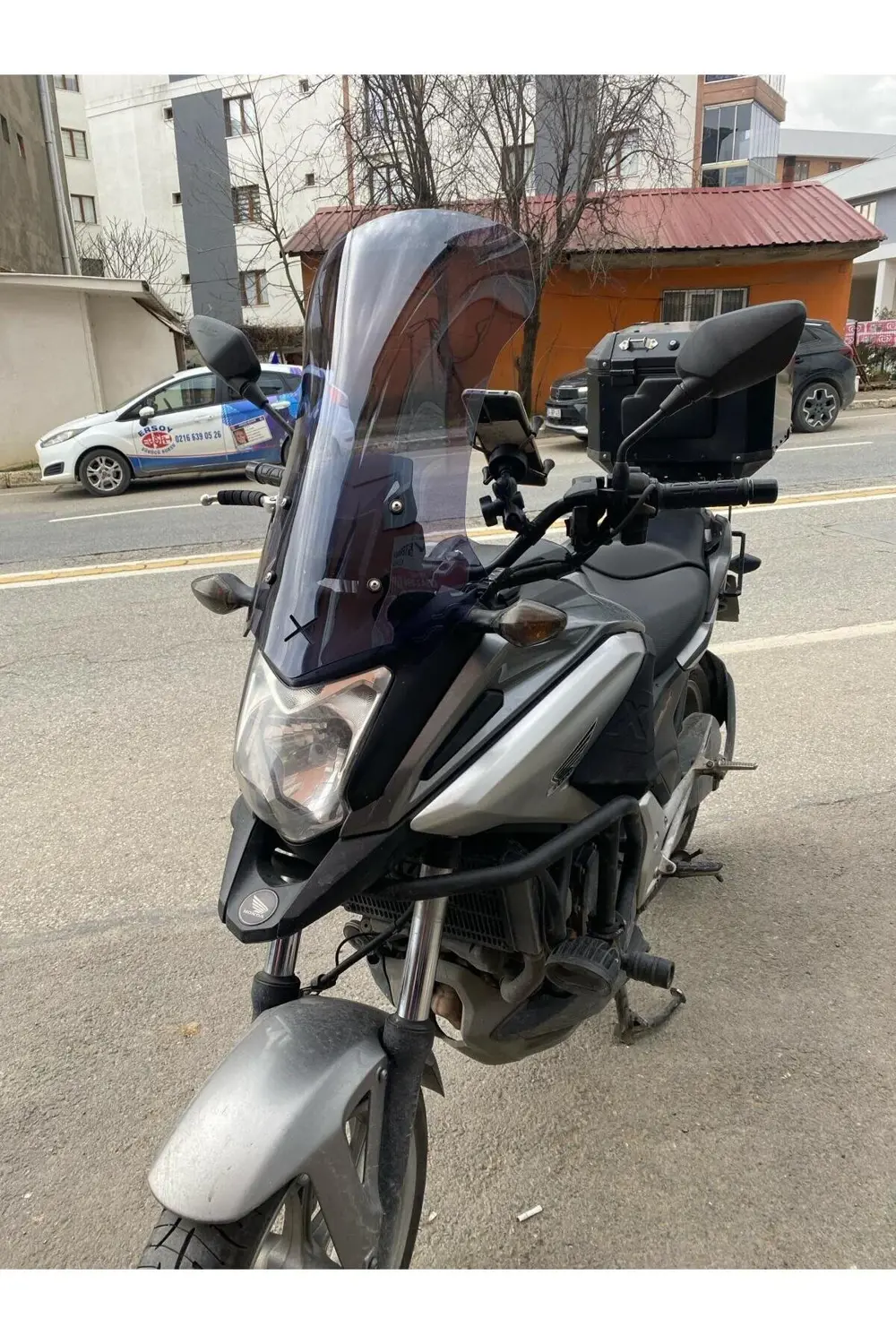 Honda Nc 700 750 X Ön Cam 2016 2020 Model 59cm Açıkfüme Renkli 4m