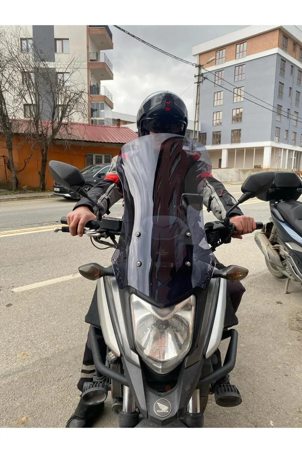 Honda Nc 700 750 X Ön Cam 2016 2020 Model 59cm Açıkfüme Renkli 4m