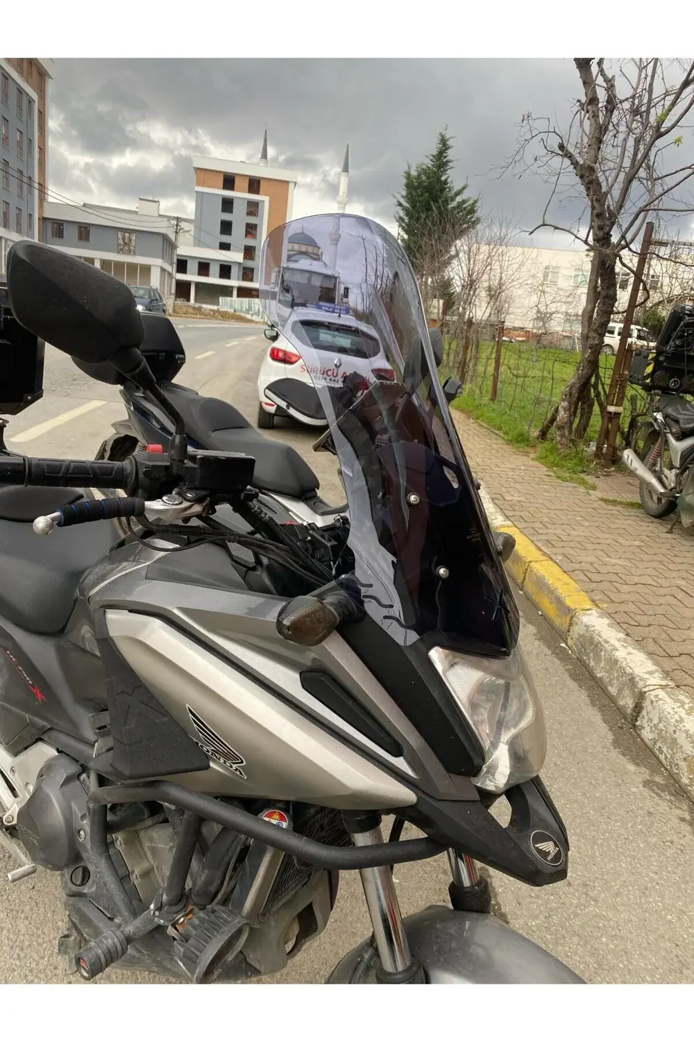 Honda Nc 700 750 X Ön Cam 2016 2020 Model 59cm Açıkfüme Renkli 4m