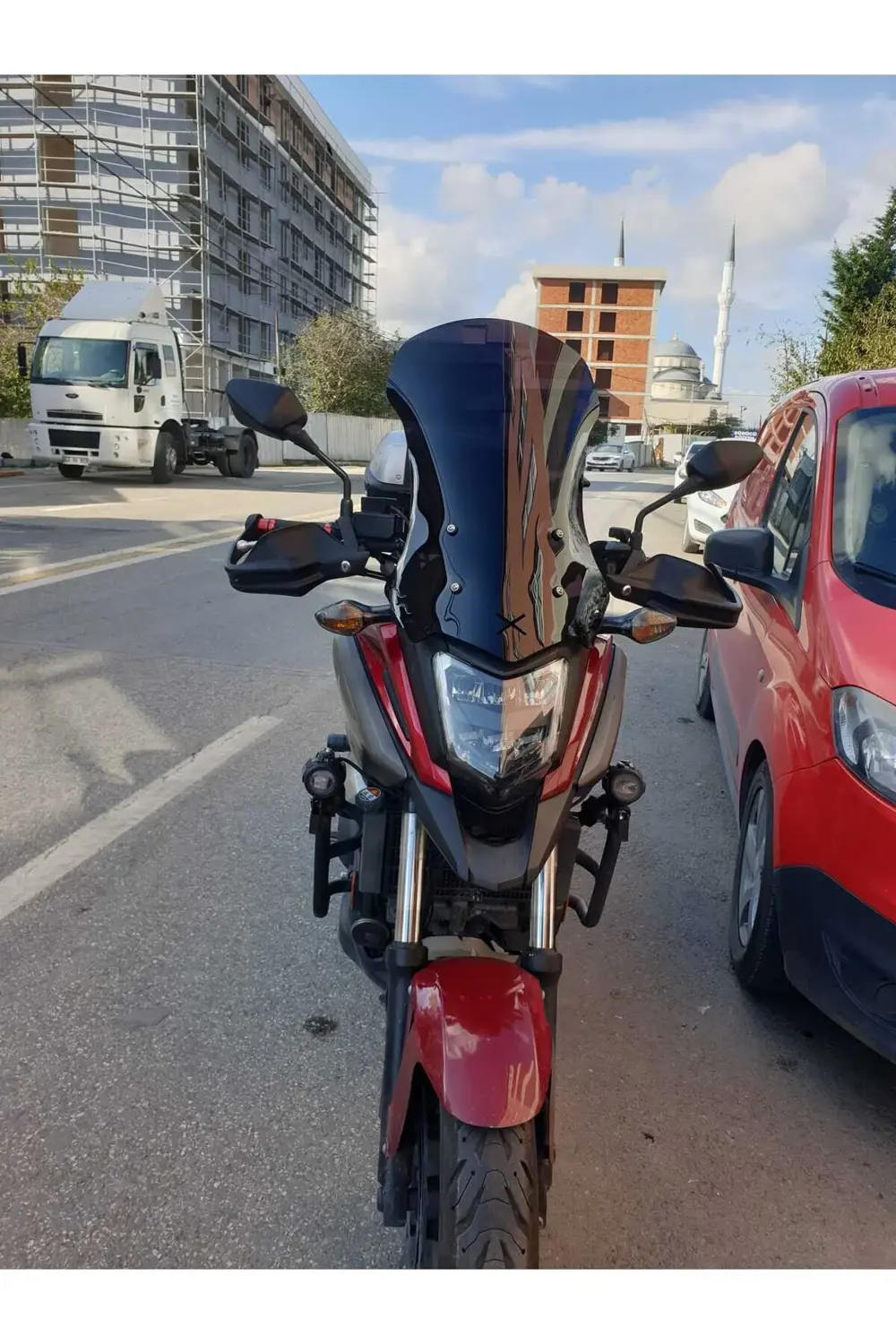 Honda Nc 700 750 X Ön Cam 2016 2020 Model 59cm Siyah Renkli 4mm U