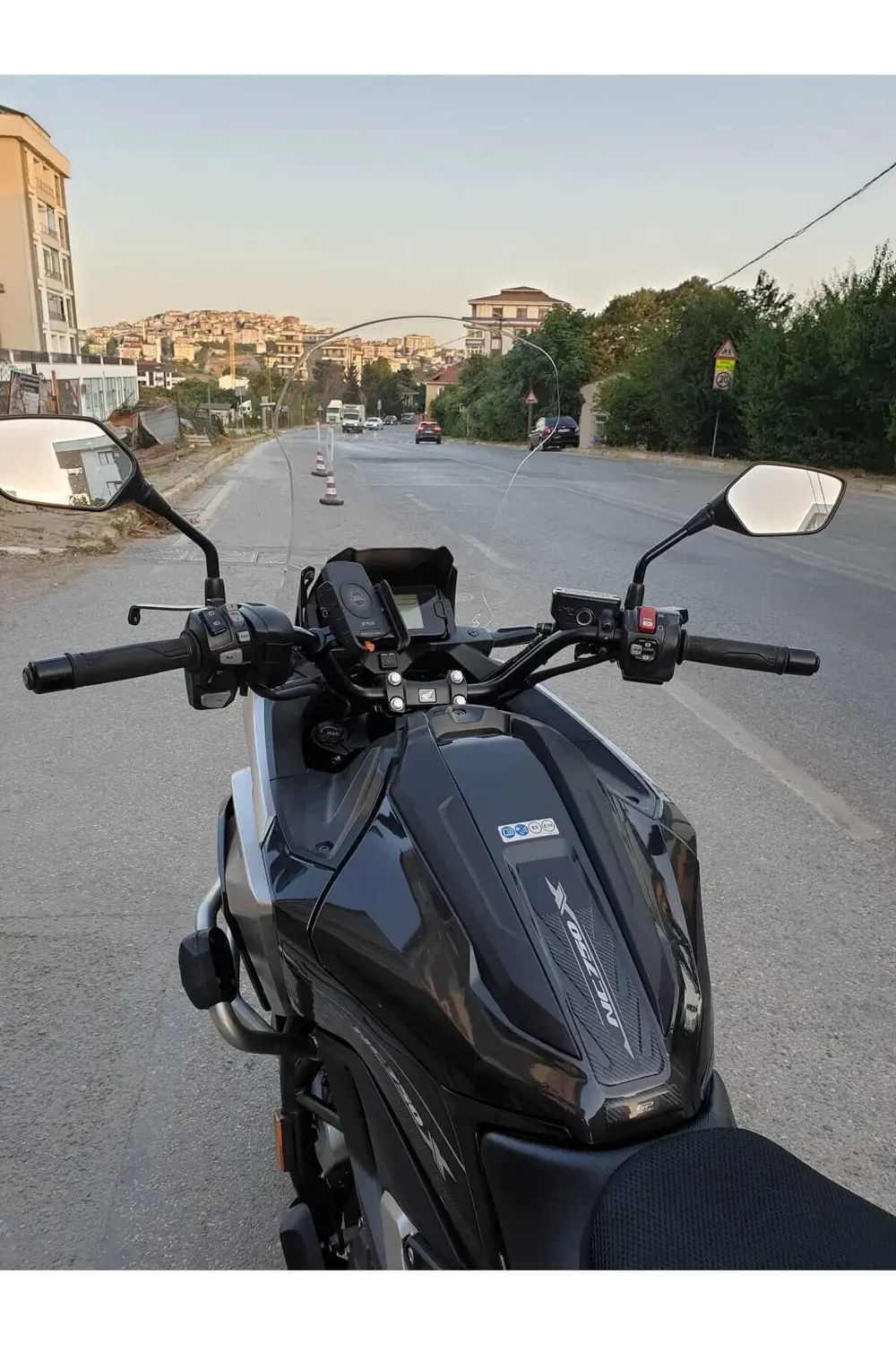 Honda NC 700 750 X Ön Cam 2021 2024 Model 59cm Şeffaf Renkli 4mm