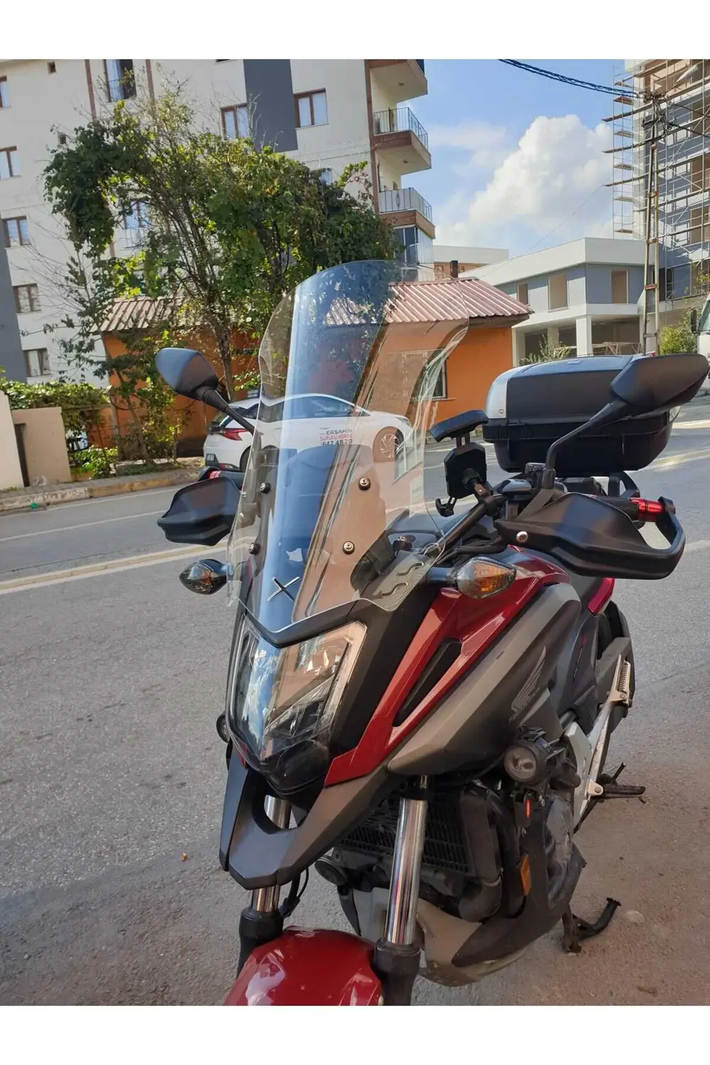 Honda NC 700 750 X Siperlik Ön Cam 2016-2020 Model 59cm Şeffaf Re