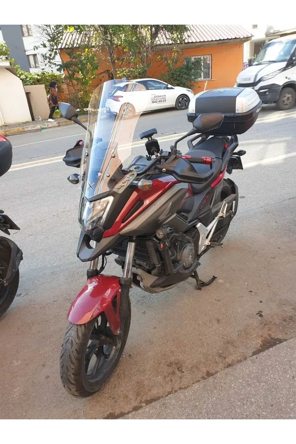 Honda NC 700 750 X Siperlik Ön Cam 2016-2020 Model 59cm Şeffaf Re
