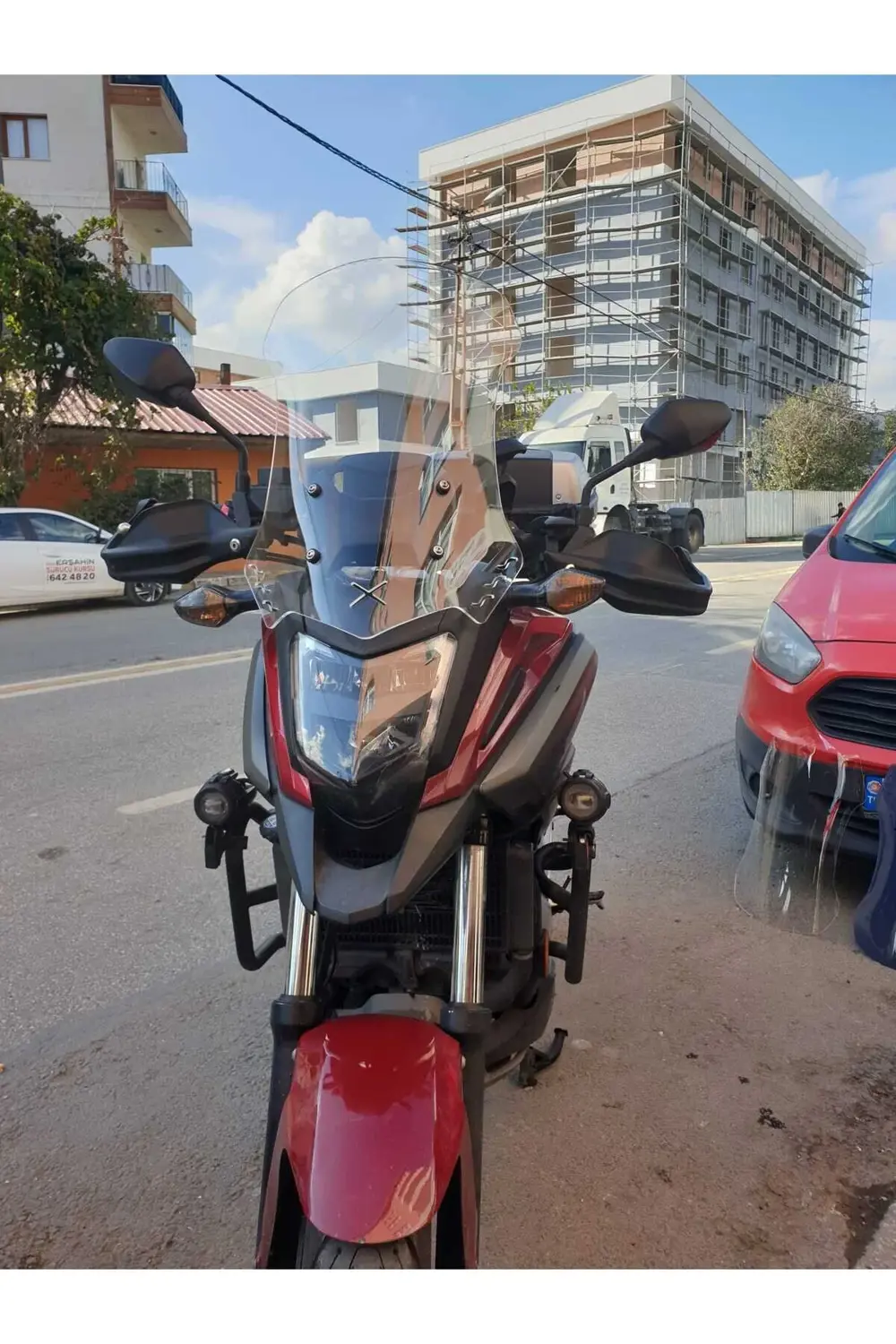 Honda NC 700 750 X Siperlik Ön Cam 2016-2020 Model 59cm Şeffaf Re