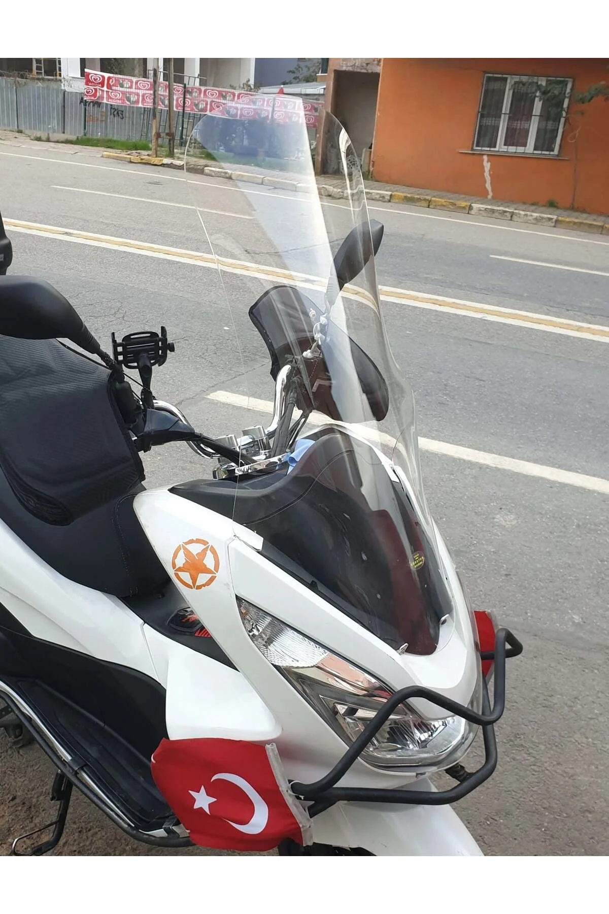 Honda NC 700 D İntegra Ön Cam 2014-2020 Model 68cm Şeffaf Renkli 4mm