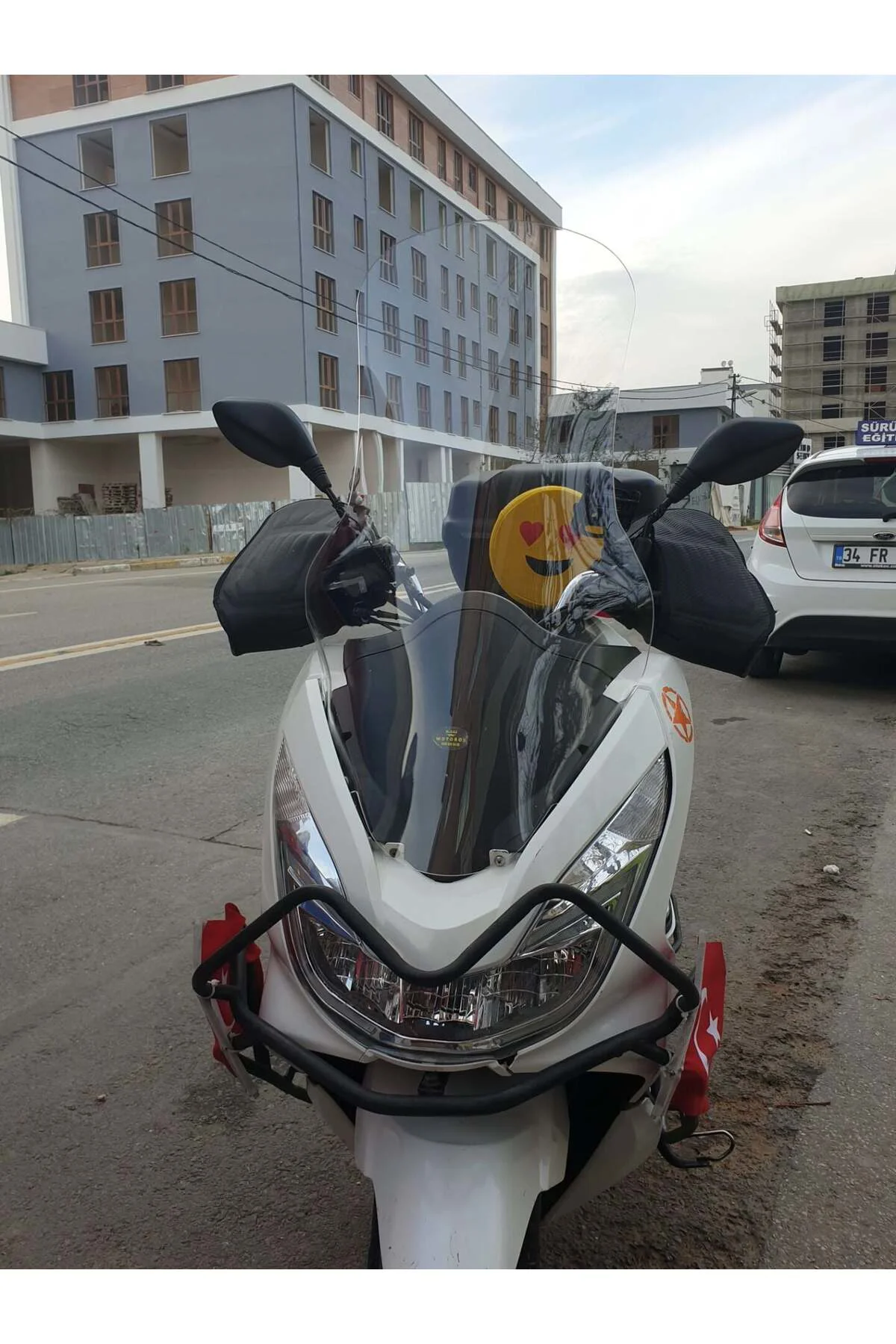 Honda NC 700 D İntegra Ön Cam 2014-2020 Model 68cm Şeffaf Renkli 4mm