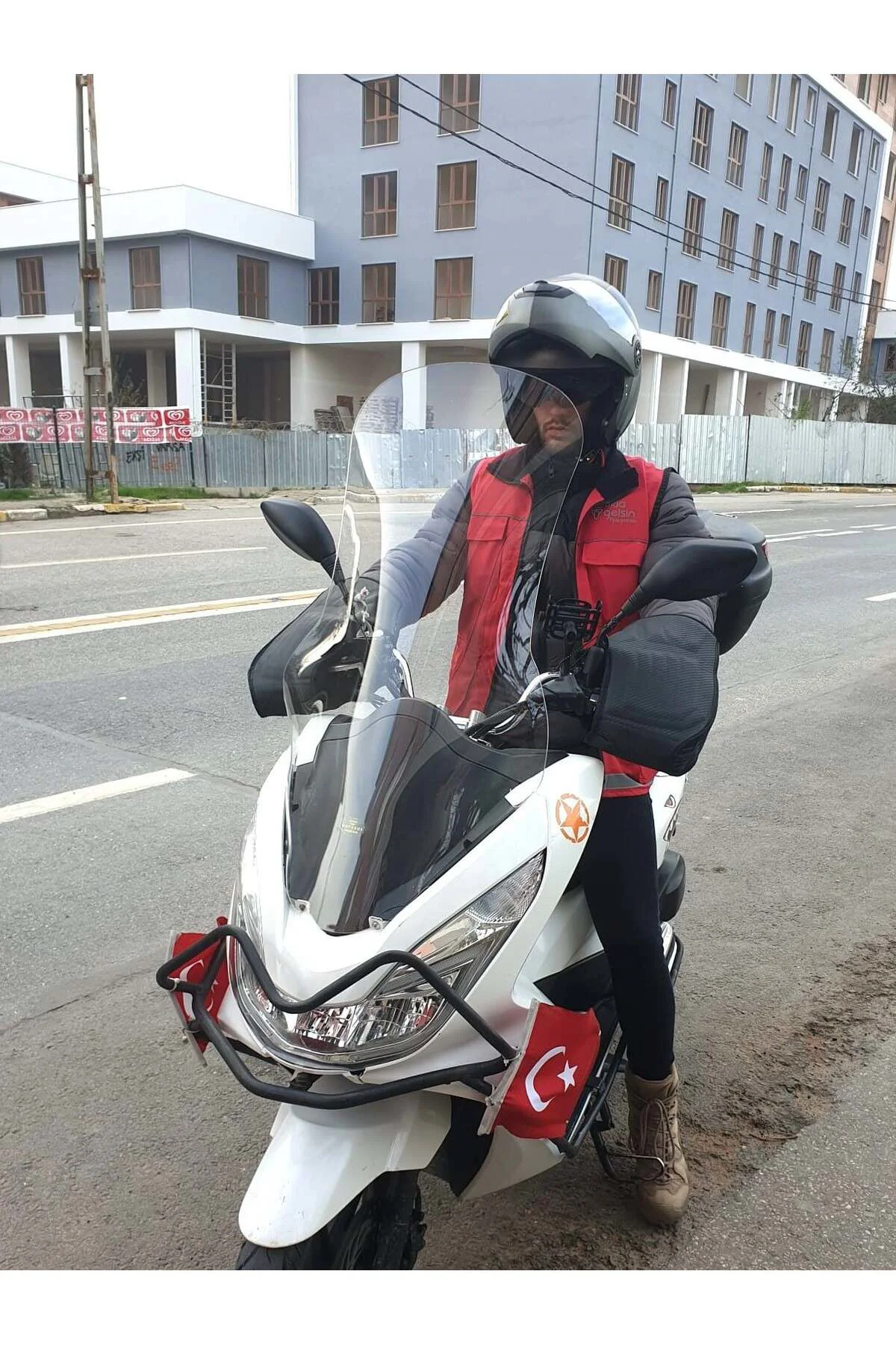 Honda NC 700 D İntegra Ön Cam 2014-2020 Model 68cm Şeffaf Renkli 4mm