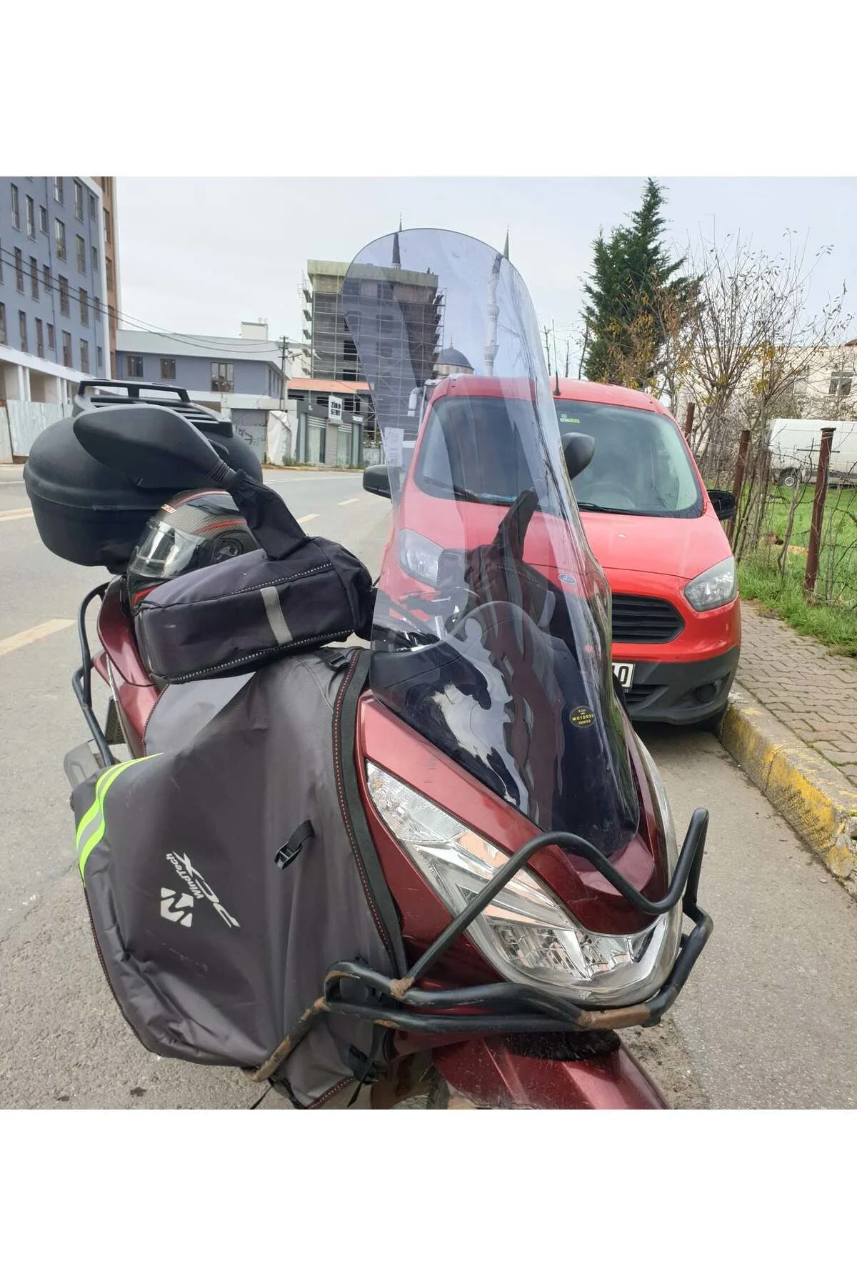 Honda NC 700 D İntegra Ön Cam 2014-2020 Model 68cm Füme Renkli 4mm
