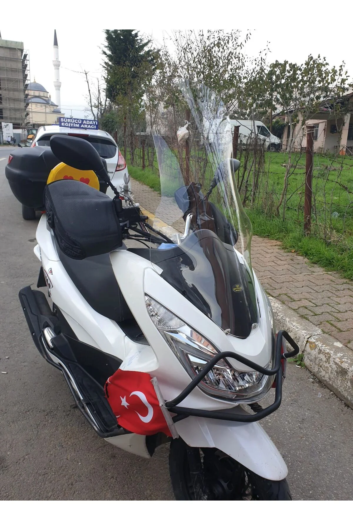 Honda NC 700 D İntegra Ön Cam 2014-2020 Model 68cm Şeffaf Renkli 4mm