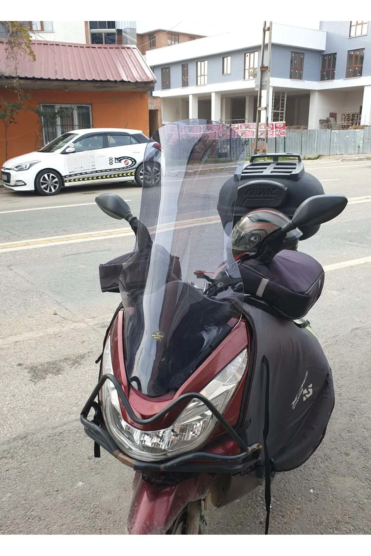 Honda NC 700 D İntegra Ön Cam 2014-2020 Model 68cm Füme Renkli 4mm