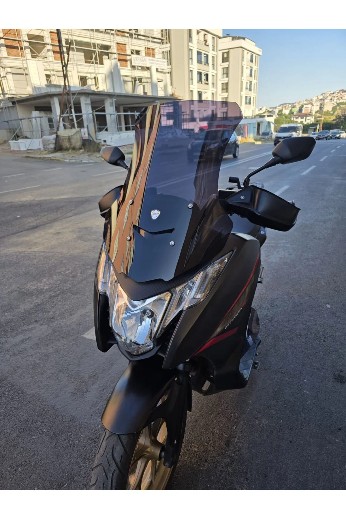 Honda NC 750 D İntegra Ön Cam 2014-2020 Model 68cm Siyah Renkli 4