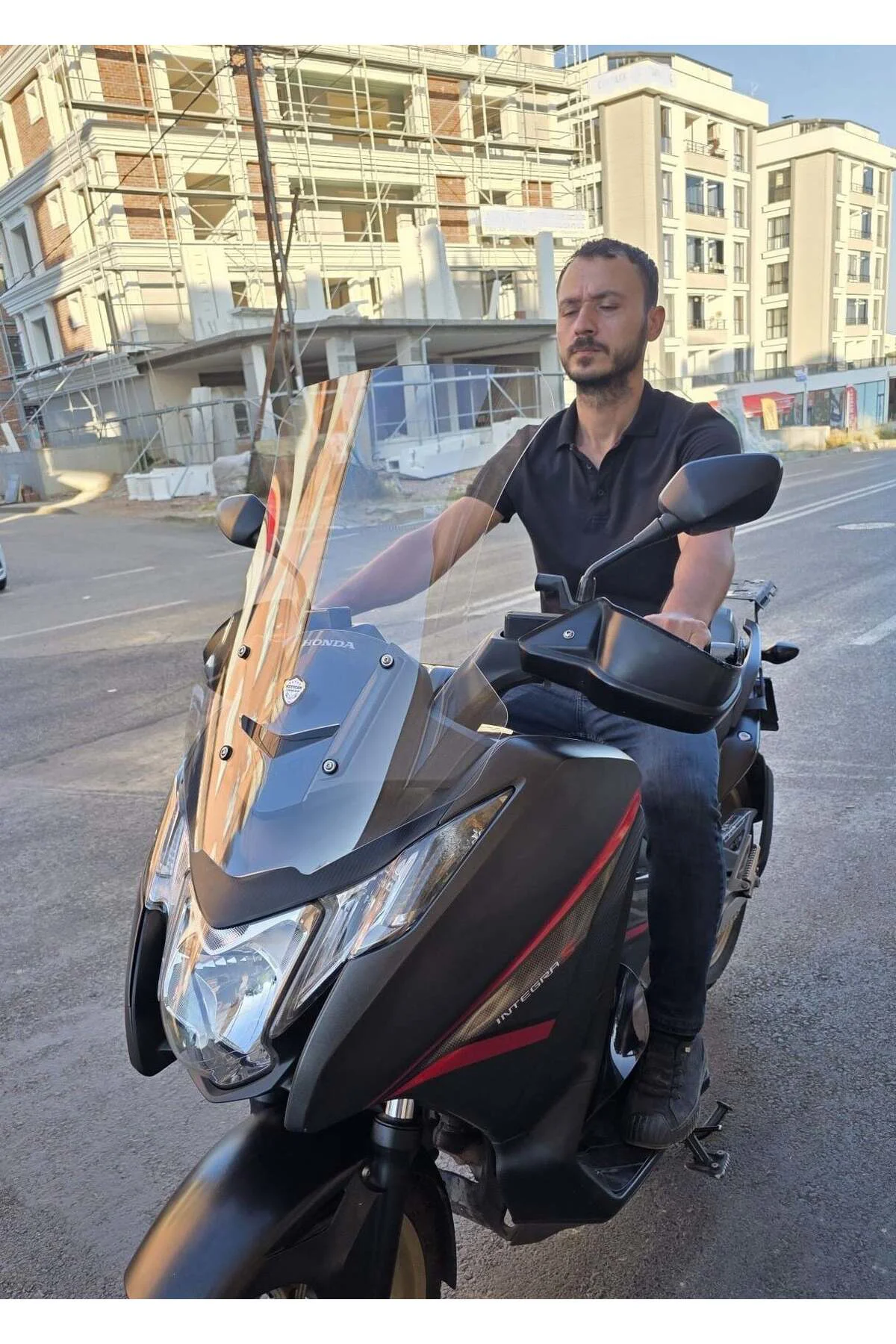 Honda NC 750 D İntegra Ön Cam 2014-2020 Model 68cm Şeffaf Renkli 