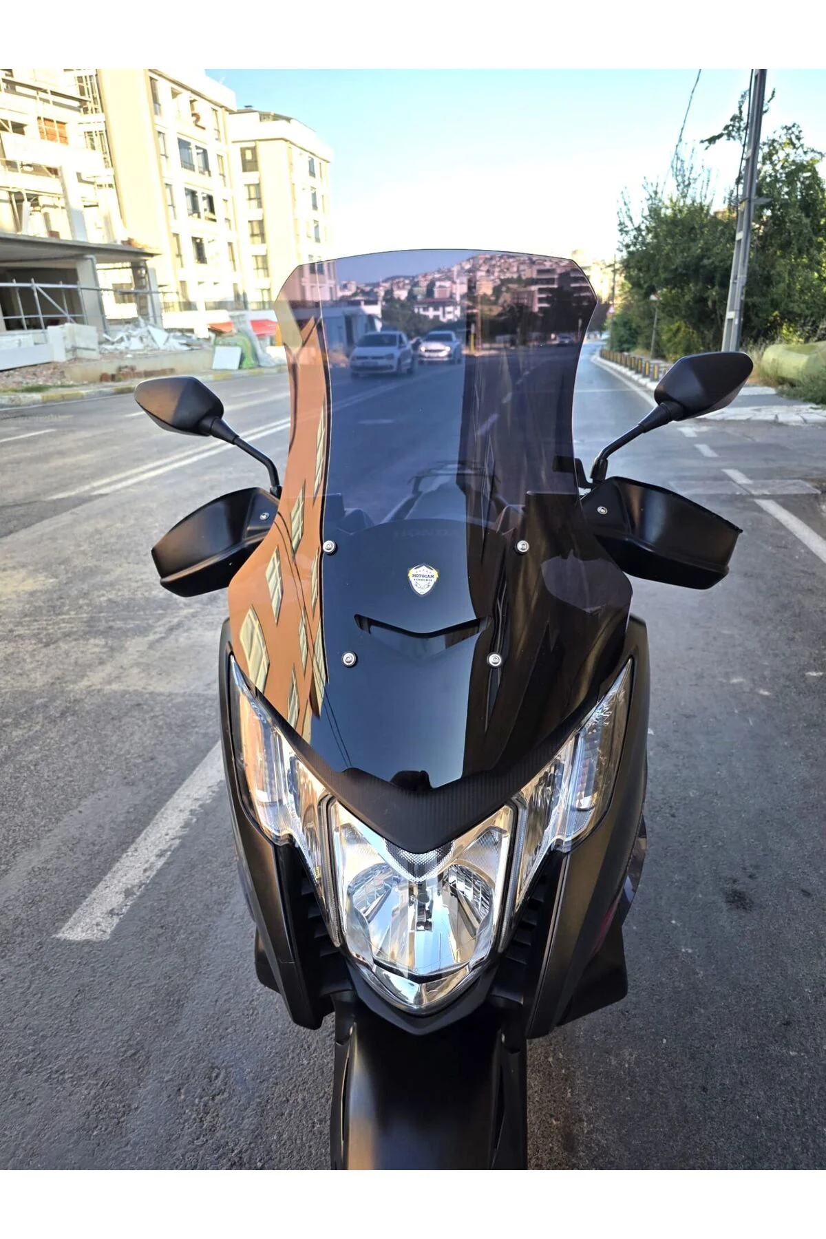 Honda NC 750 D İntegra Ön Cam 2014-2020 Model 68cm Siyah Renkli 4