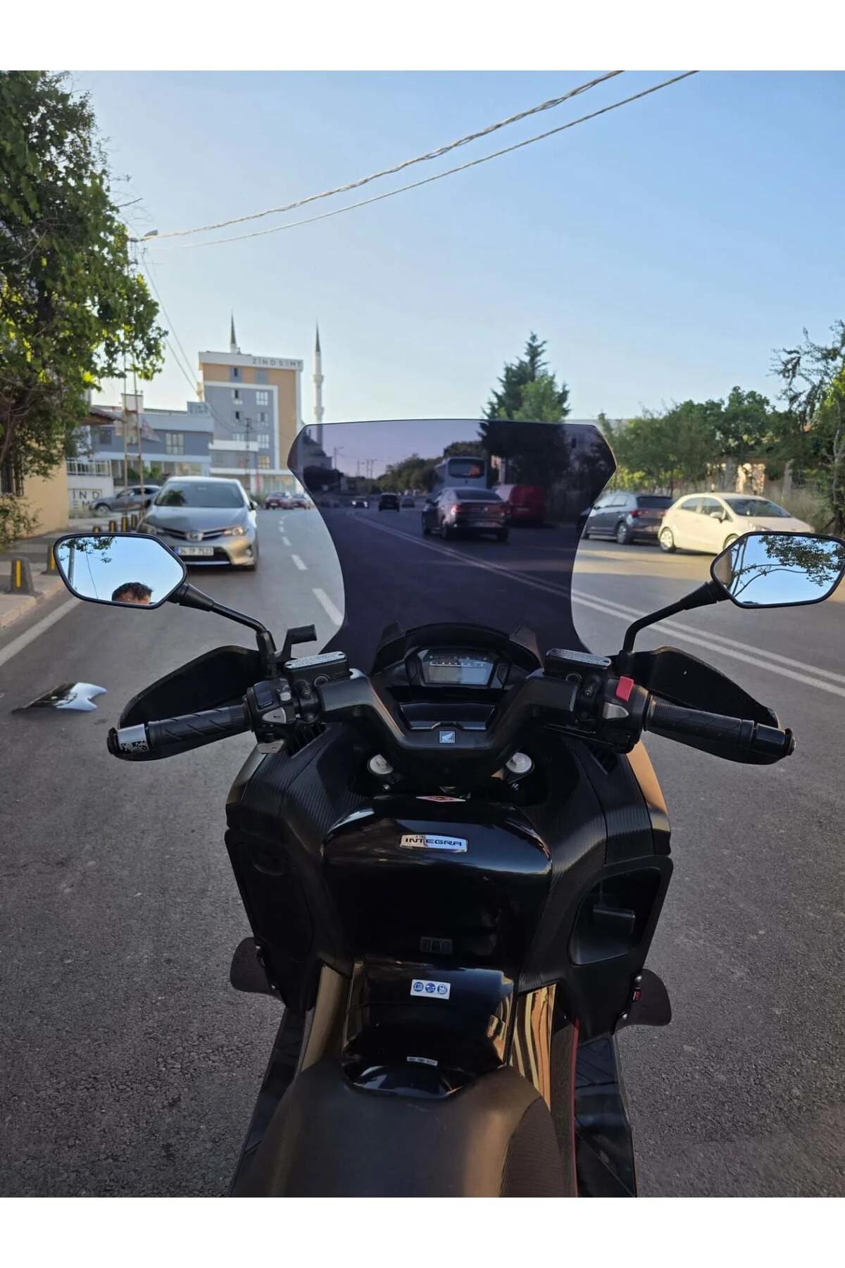 Honda NC 750 D İntegra Ön Cam 2014-2020 Model 68cm Siyah Renkli 4