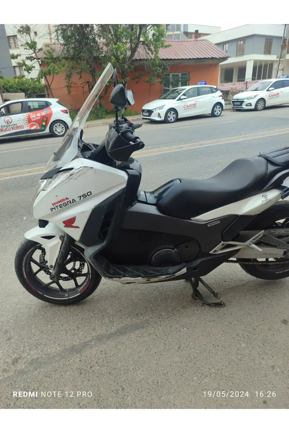 Honda NC 750 D İntegra Ön Cam 2014 2020 Model 68cm Şeffaf Renkli