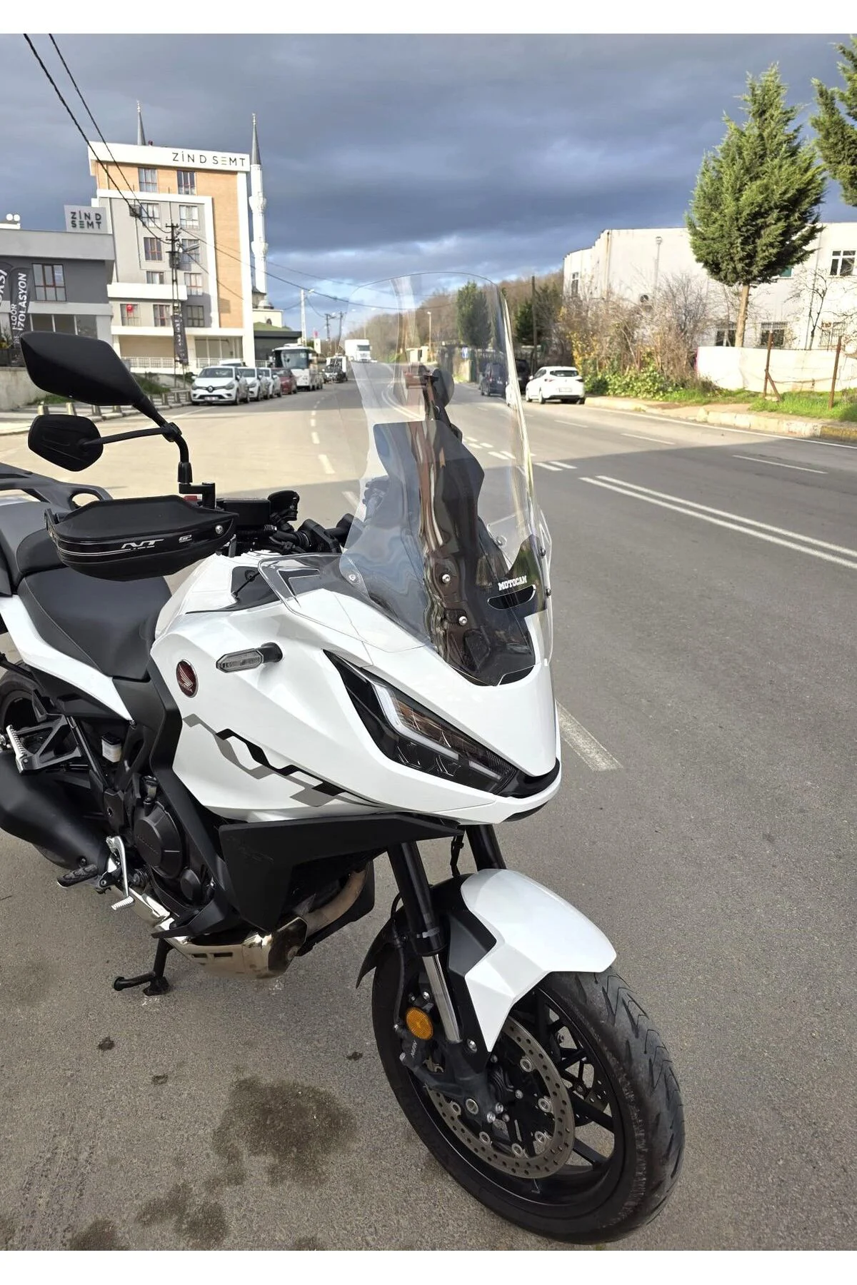 Honda NT 1100 Ön Cam 2021-2024 Model 59cm Şeffaf Renkli 4mm