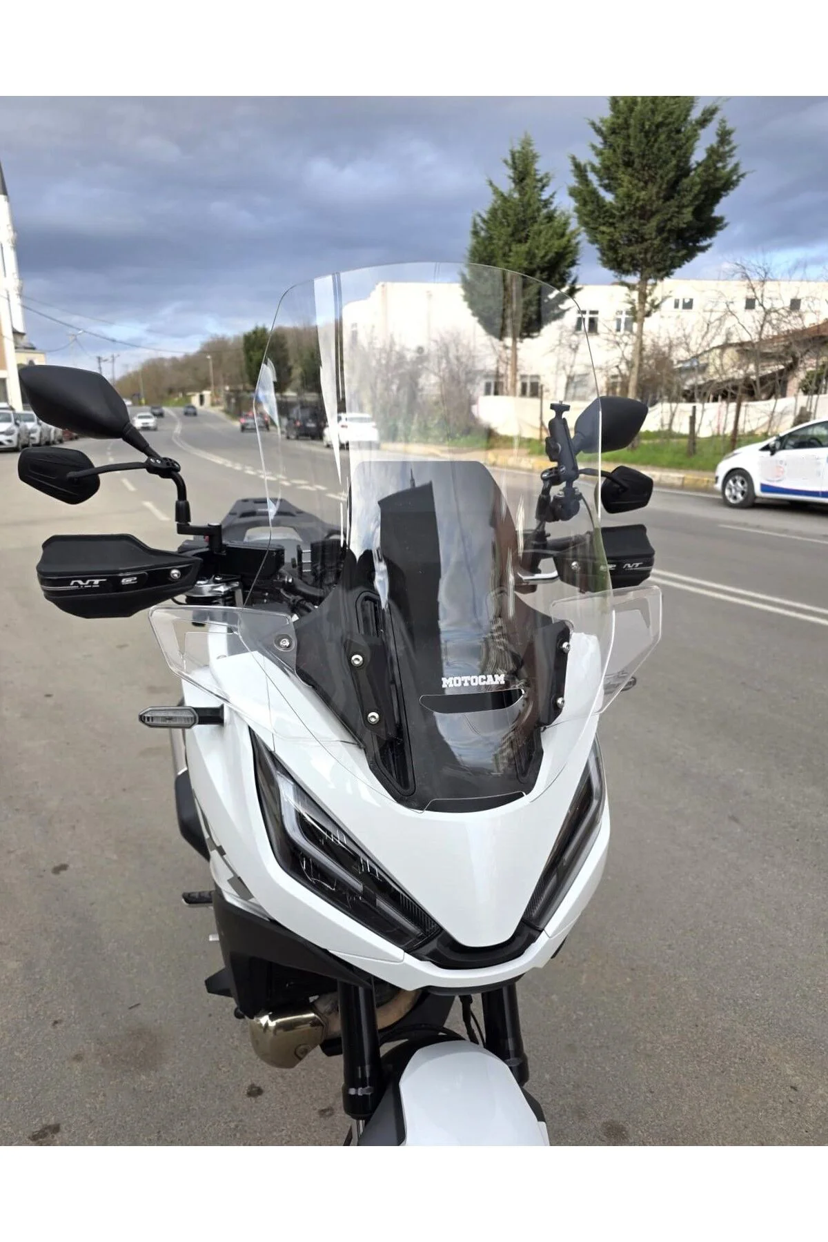 Honda NT 1100 Ön Cam 2021-2024 Model 59cm Şeffaf Renkli 4mm