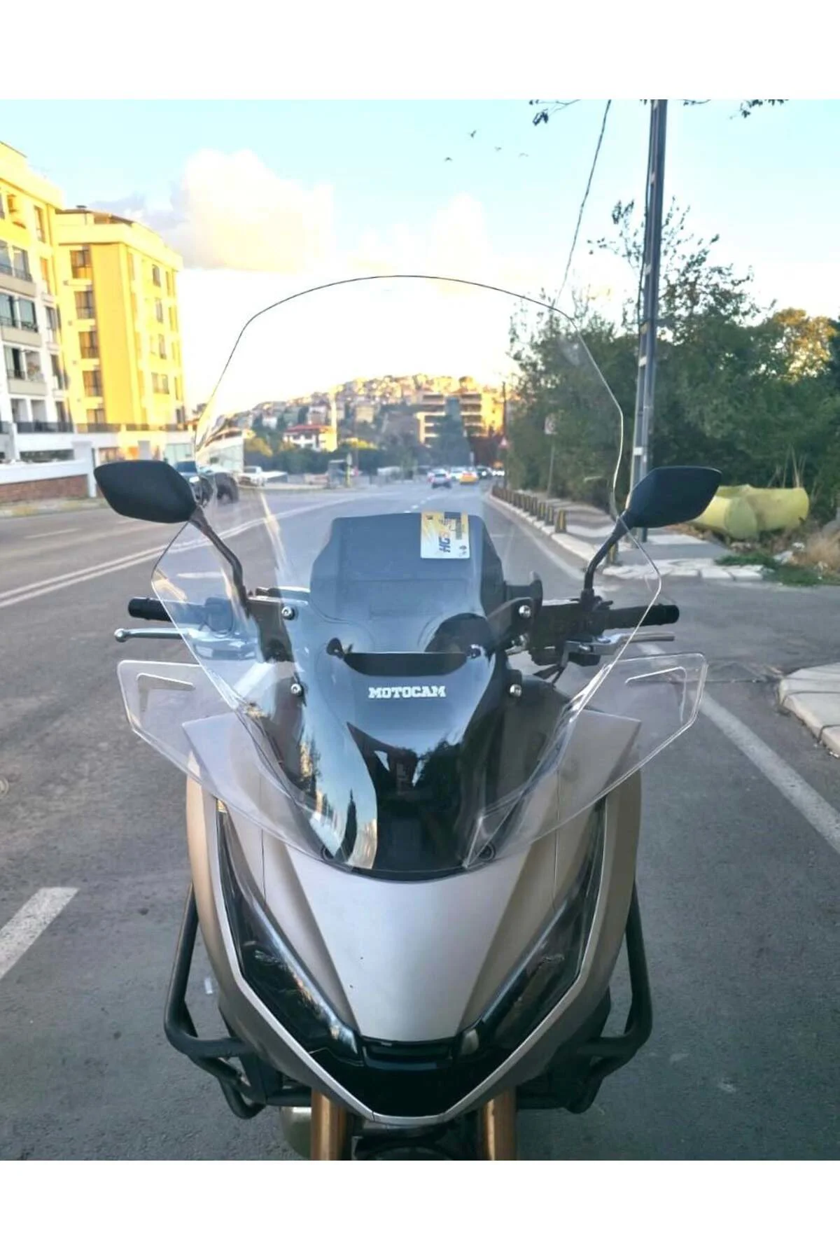 Honda NT 1100 Ön Cam 2025-2026 Model 61cm Şeffaf Renkli 4mm