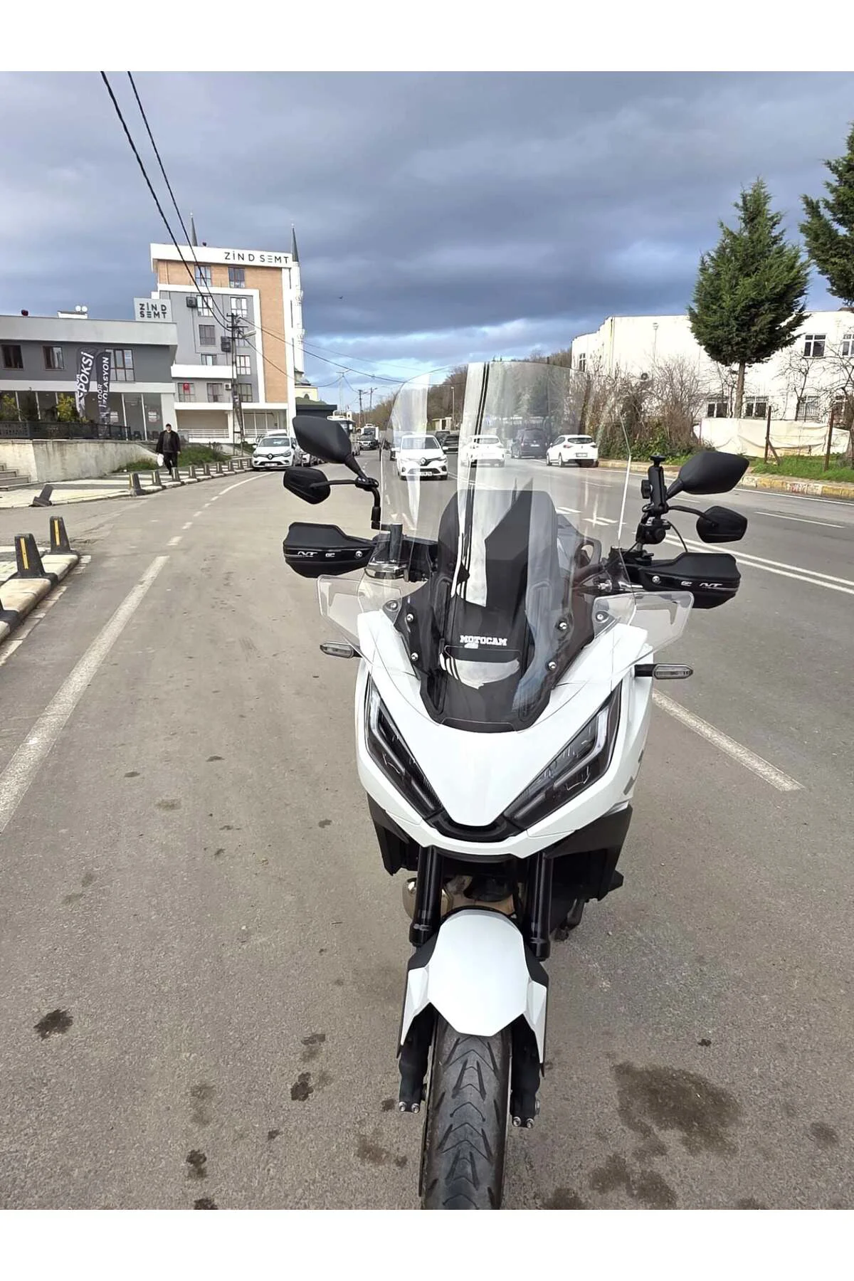 Honda NT 1100 Ön Cam 2021-2024 Model 59cm Şeffaf Renkli 4mm