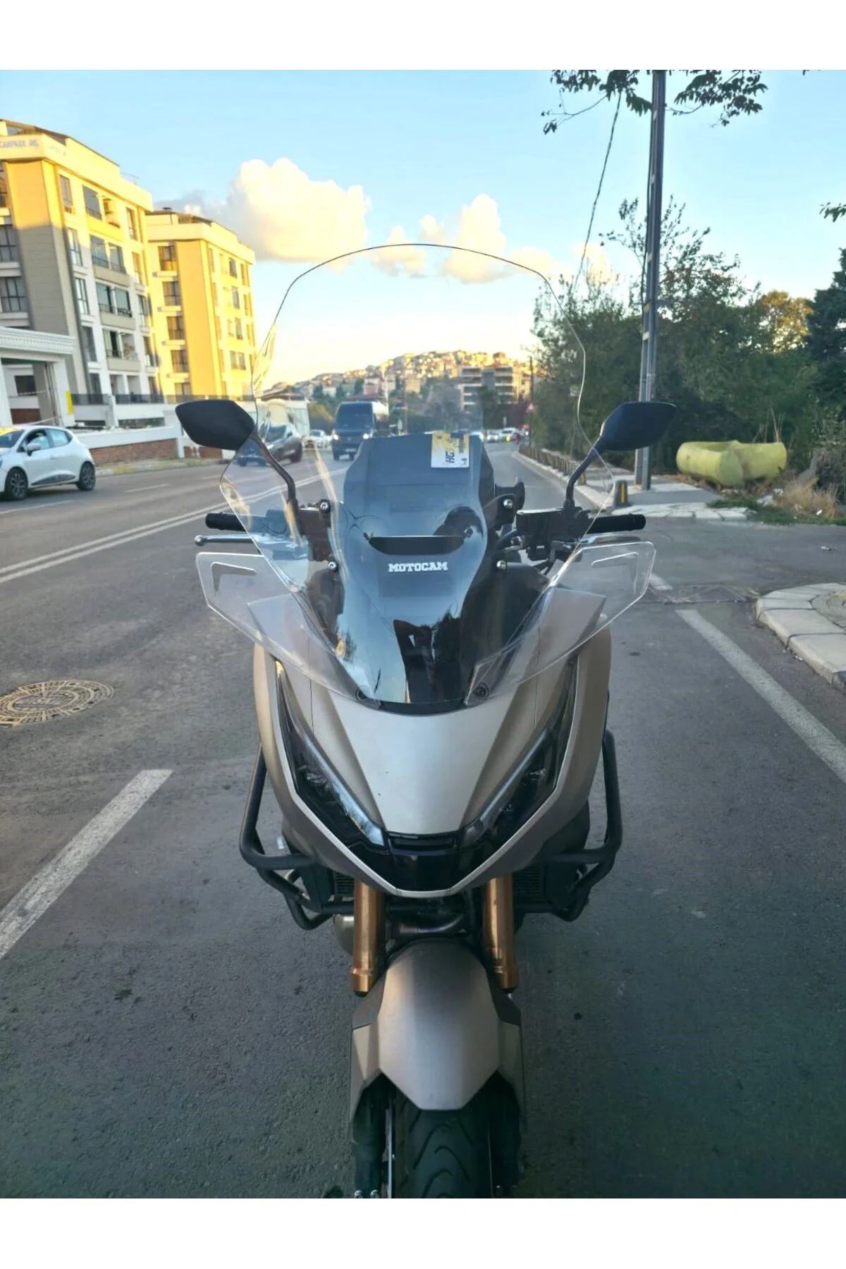 Honda NT 1100 Ön Cam 2025-2026 Model 61cm Şeffaf Renkli 4mm