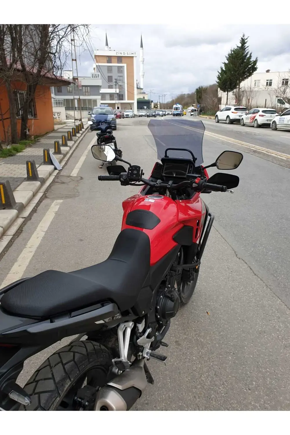 Honda NX 500 Ön Cam 2025 Model 44cm Açıkfüme Renkli 4mm UZUN TUR