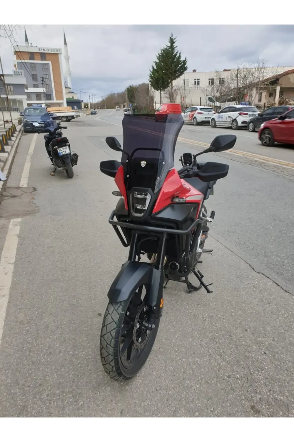 Honda NX 500 Ön Cam 2025 Model 44cm Siyah Renkli 4mm UZUN